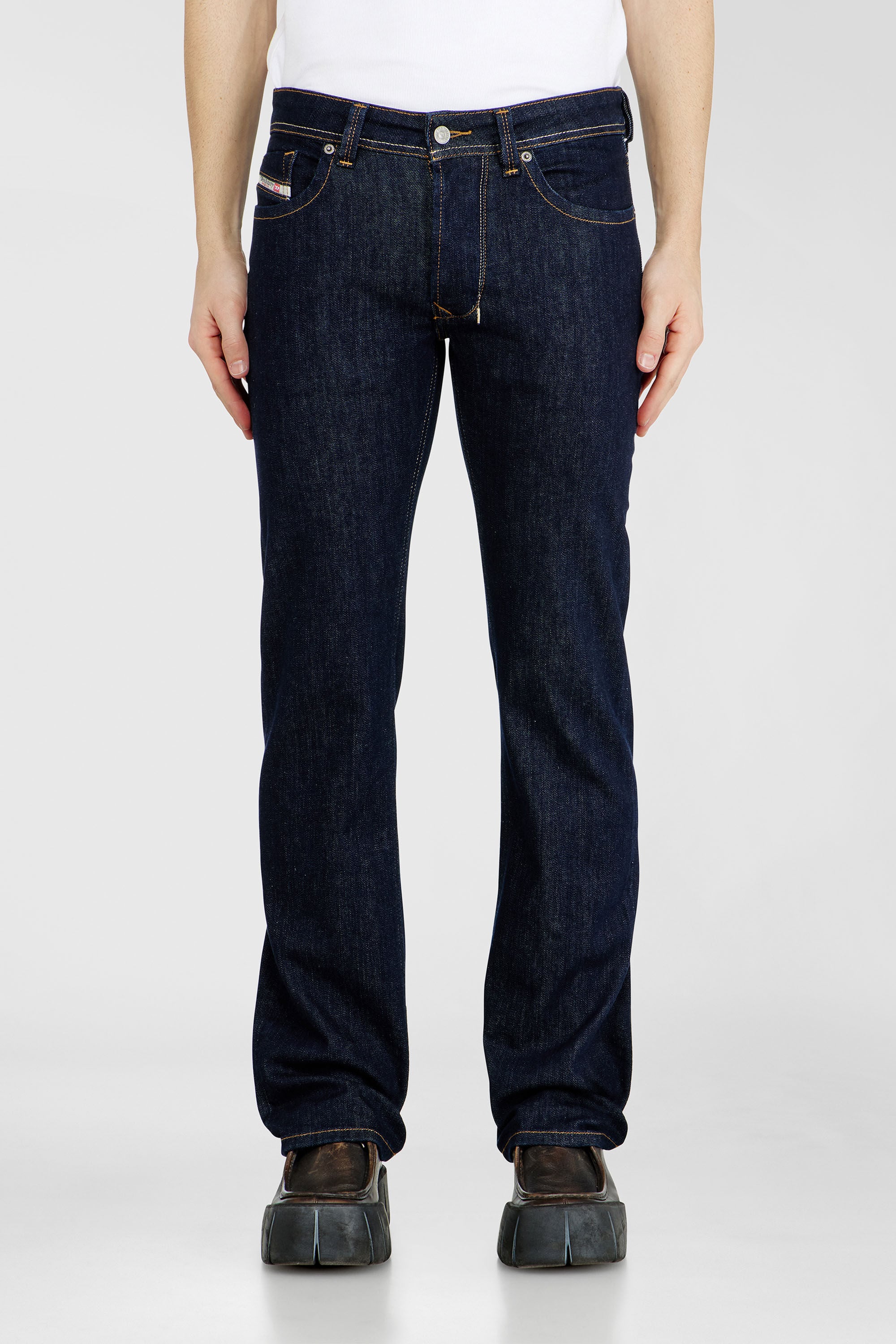 Diesel - Regular Jeans 1985 Larkee 0DBEJ Homme, Bleu Fonc&eacute; - Image 4