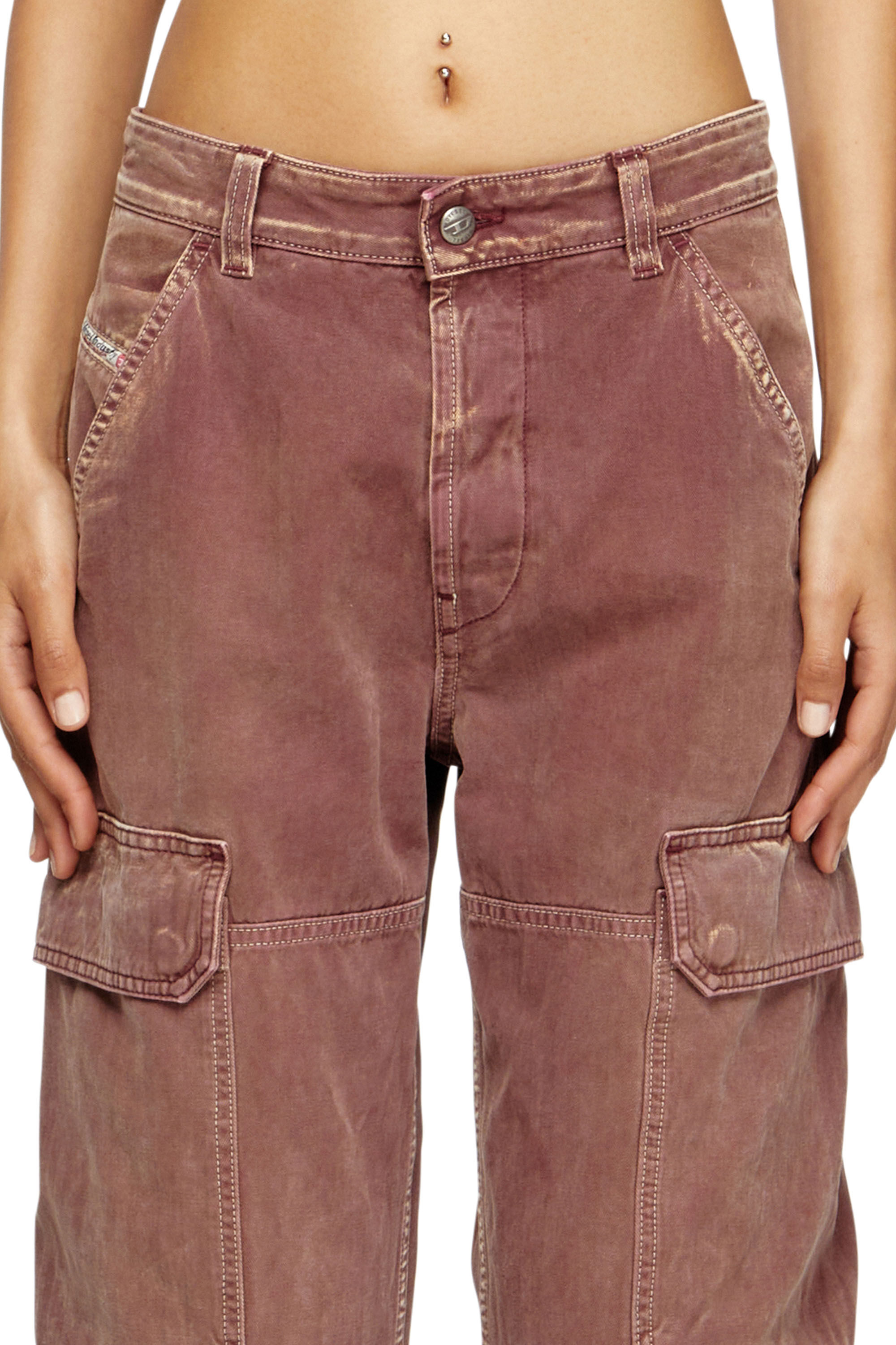 Diesel - Regular Jeans D-Pot 09M93 Femme, Marron - Image 5