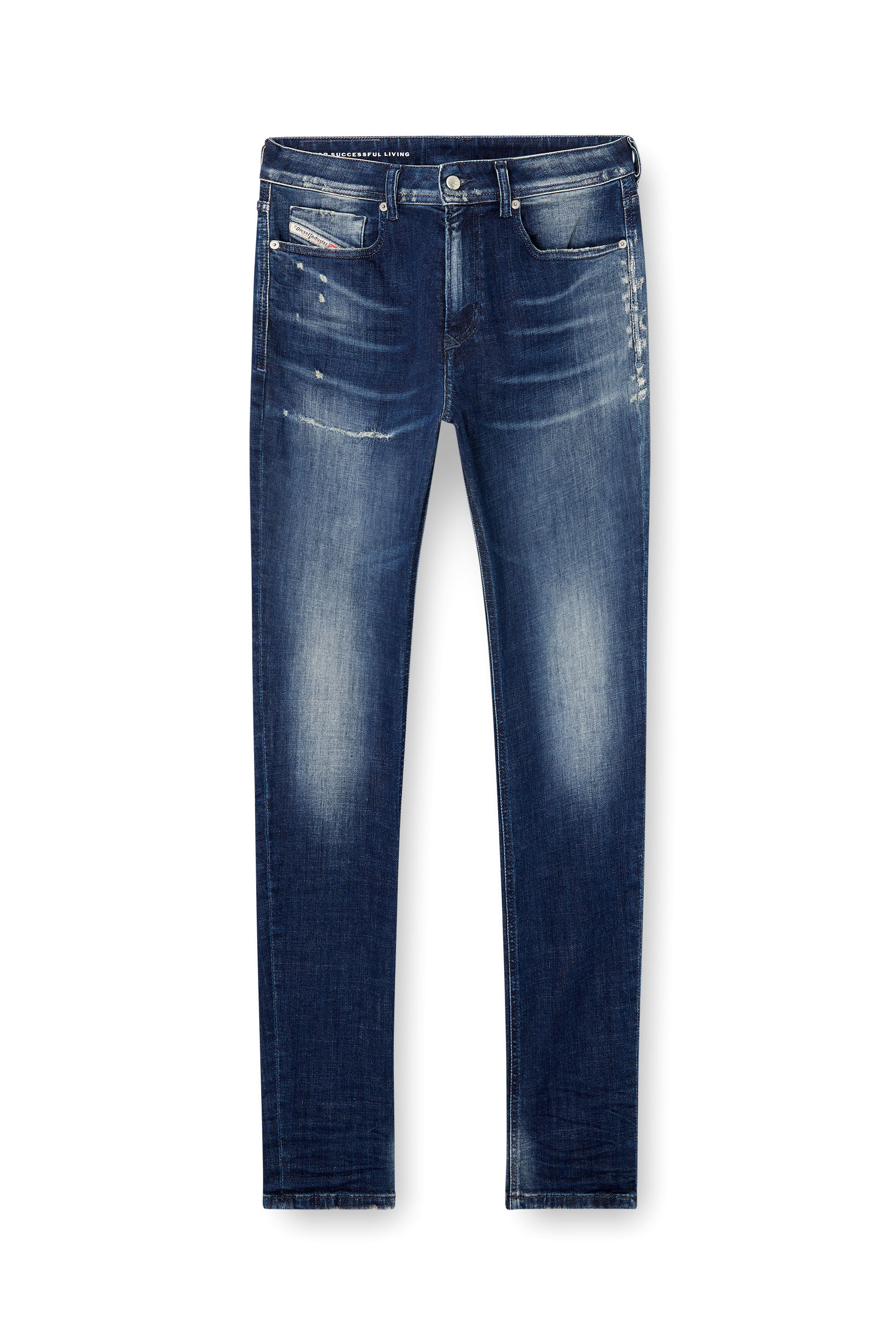 Diesel - Herren Skinny Jeans 1979 Sleenker 09L97, Dunkelblau - 2
