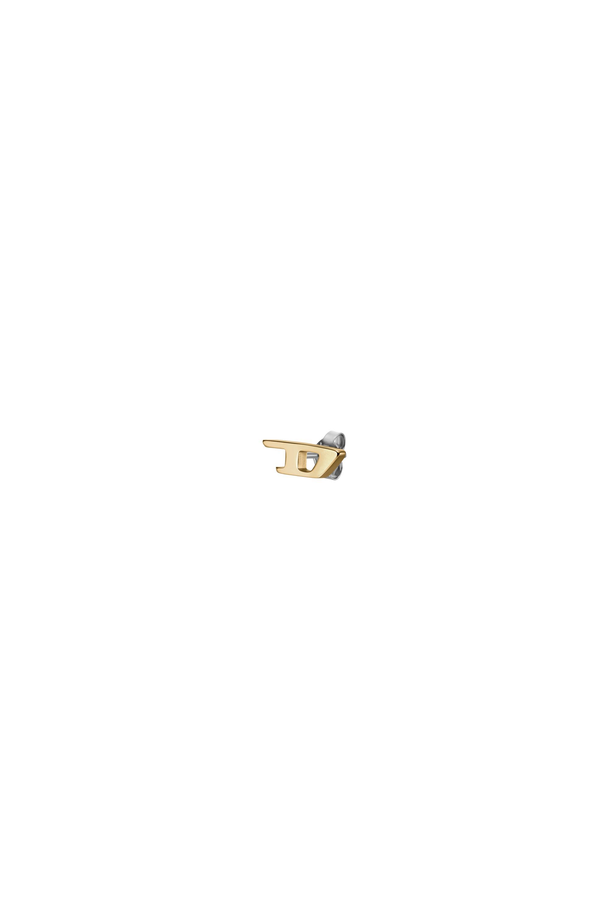 Diesel - DX1520, Orecchino a lobo in acciaio inossidabile dorato Unisex in Oro - 1