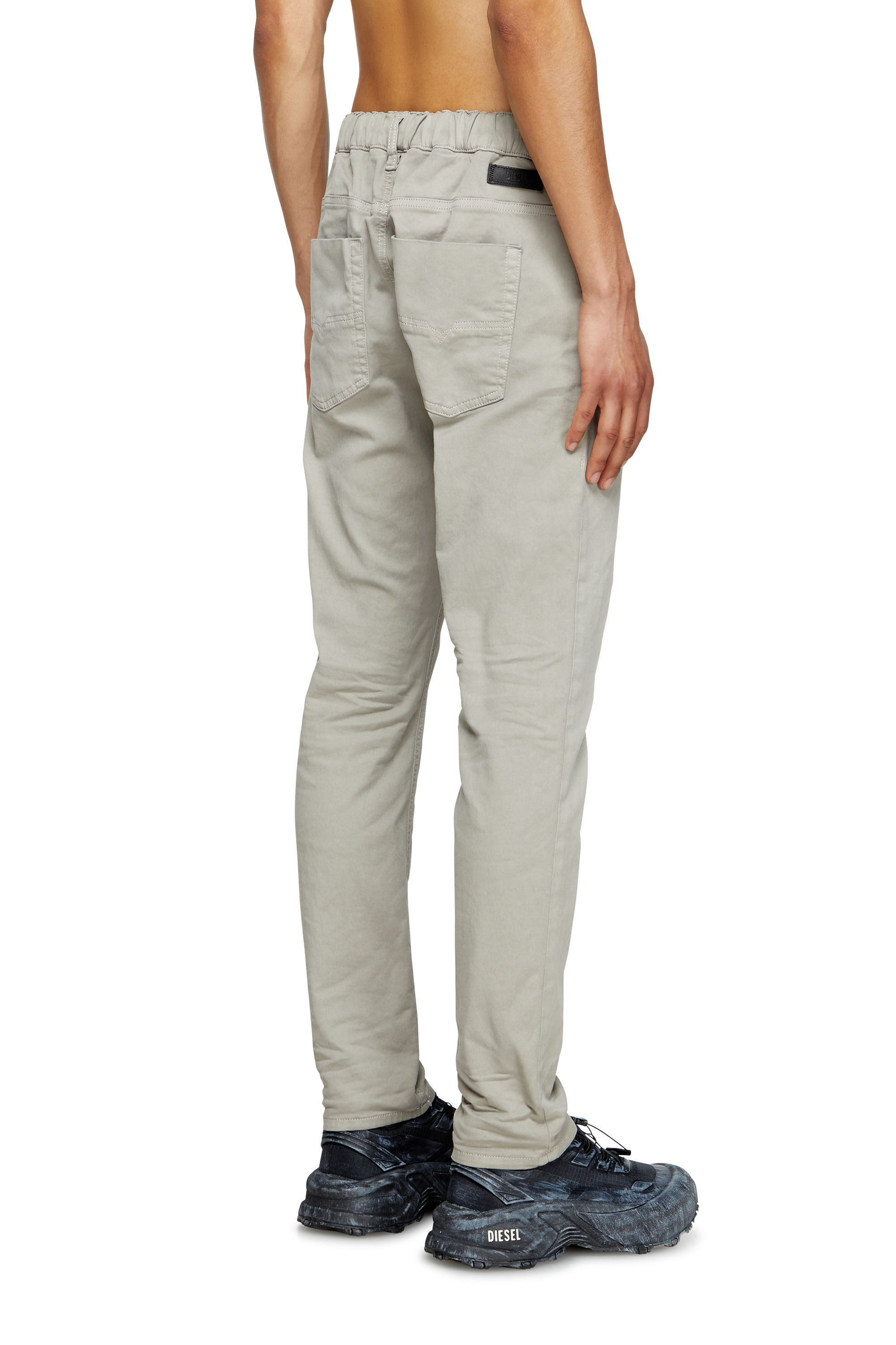 Diesel - Herren Regular 2030 D-Krooley Joggjeans® 0670M, Hellgrau - 4