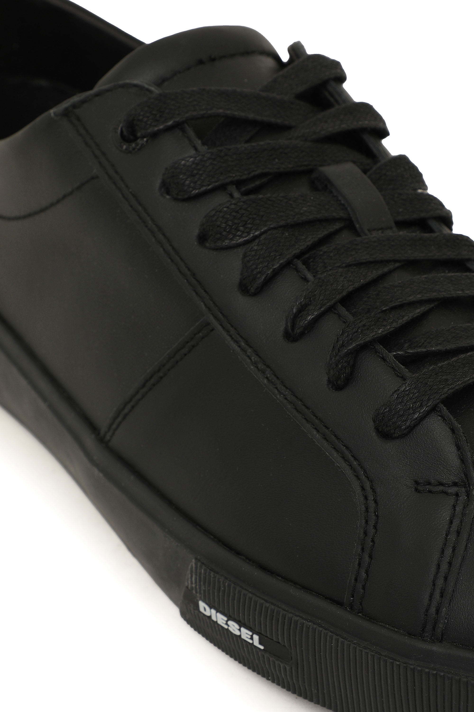 Diesel - S-MYDORI LC, Sneakers basses en cuir Homme in Noir - 5