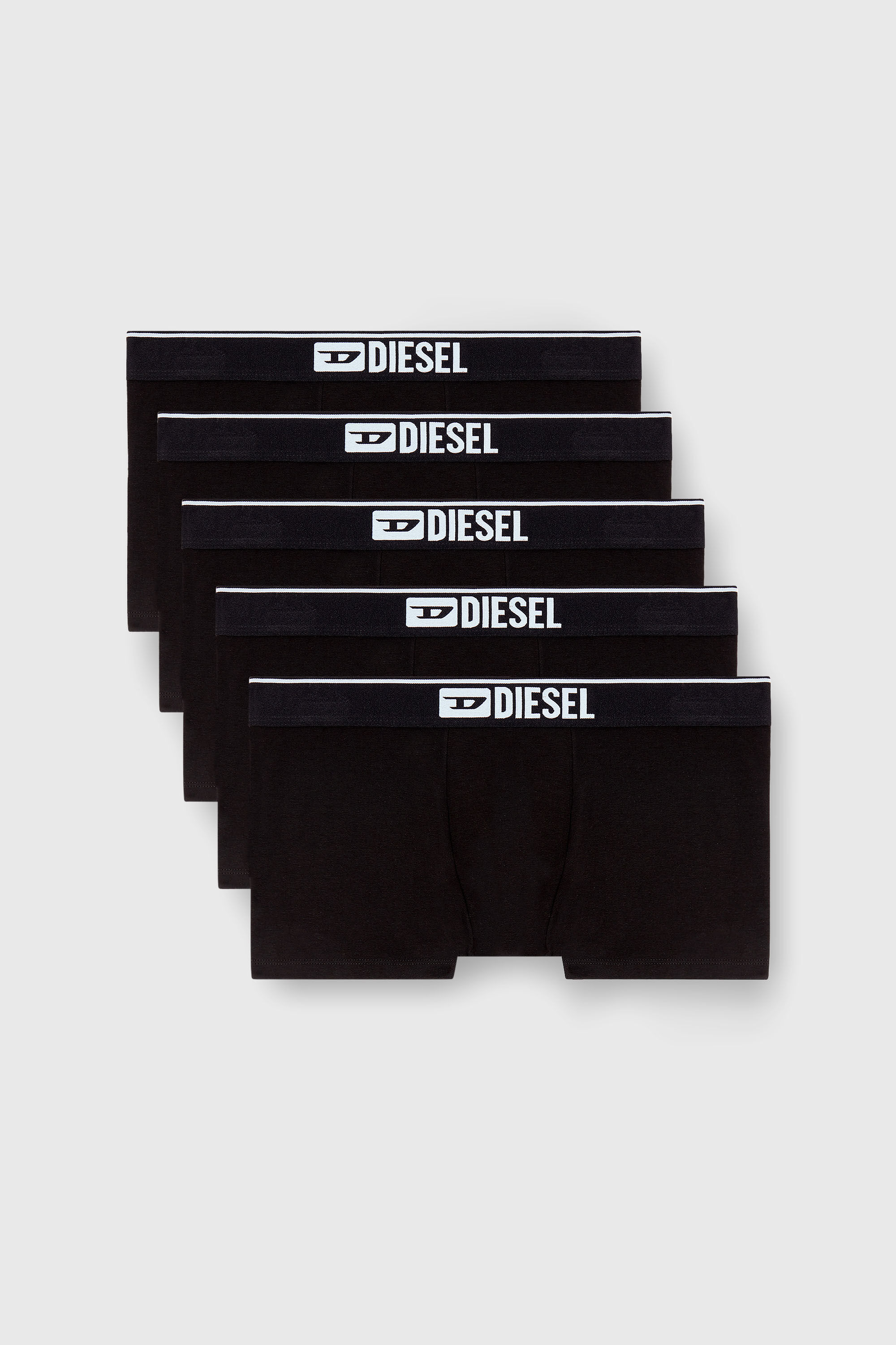 Diesel - UMBX-DAMIENFIVEPACK, Herren Einfarbige Retropants im F&uuml;nferpack in Schwarz - 2