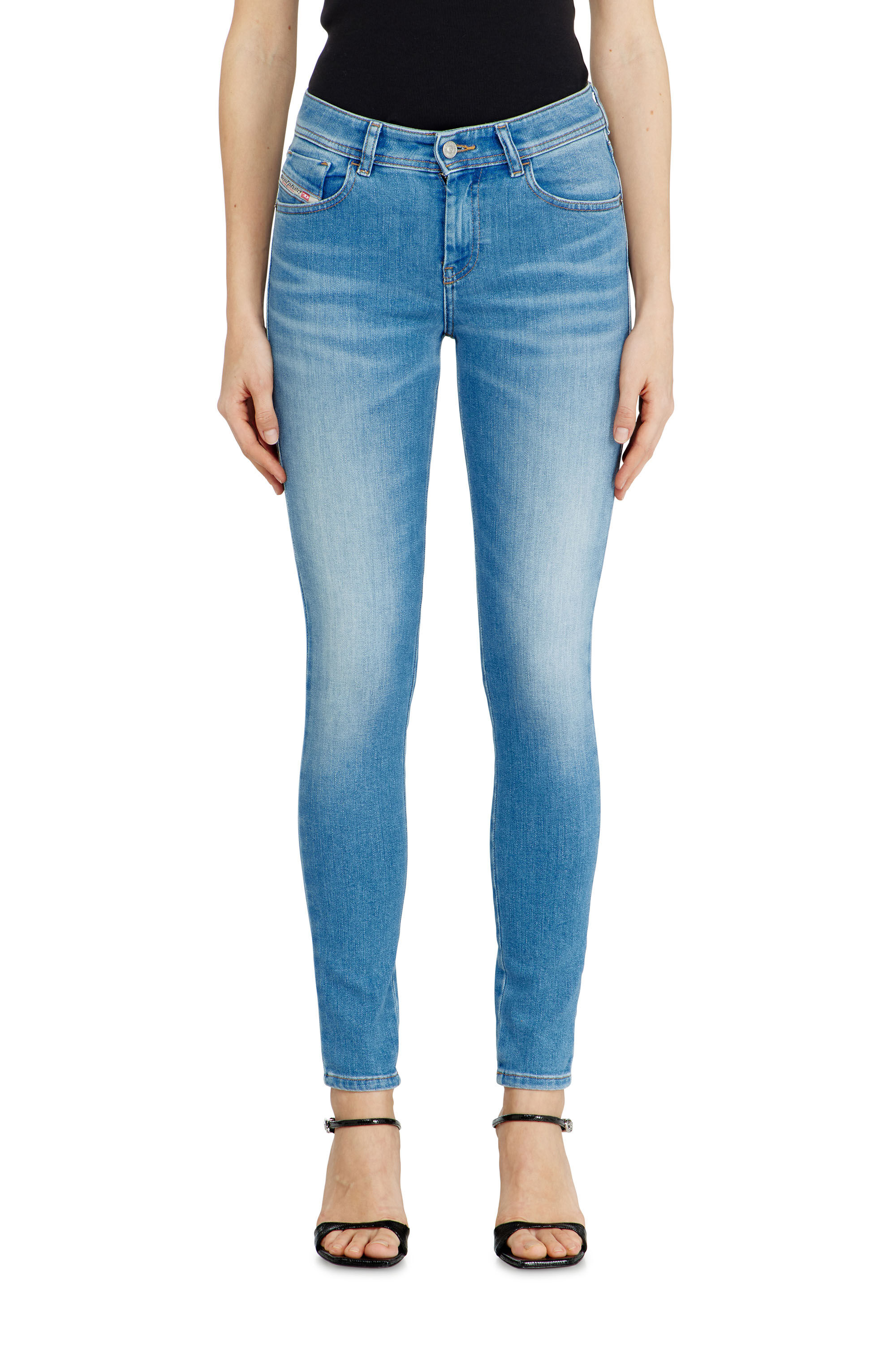Diesel - Damen Skinny Jeans 2017 Slandy 09L94, Hellblau - 4