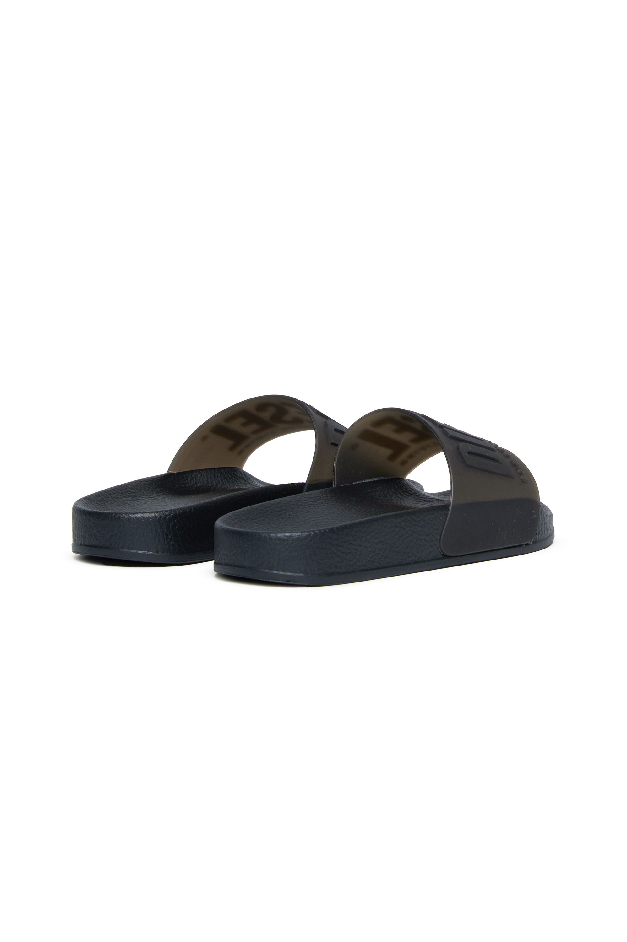Diesel - SA-MAYEMI CC, Ciabatte da piscina in gomma semi-trasparenti Unisex in Nero - 3