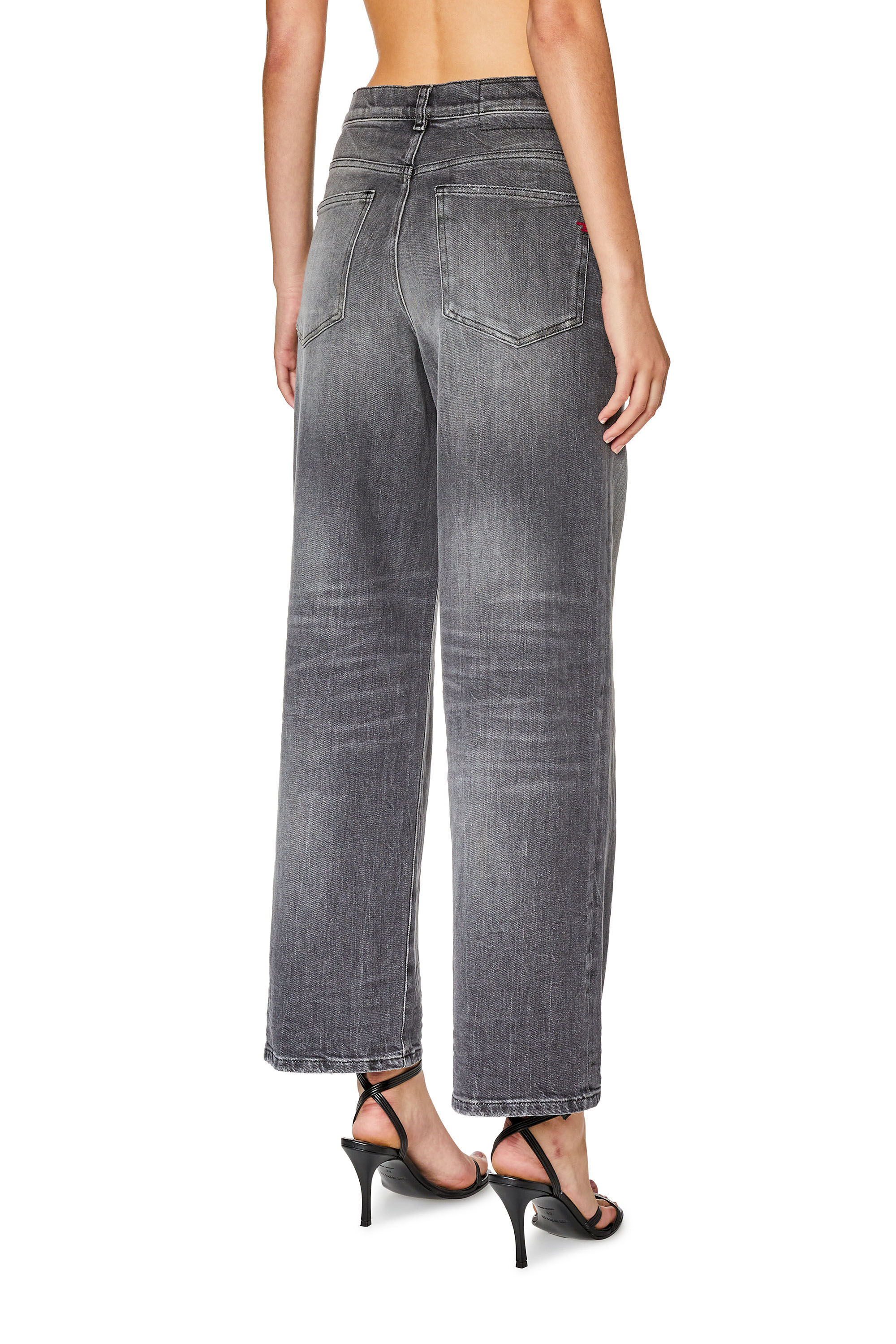Diesel - Bootcut and Flare Jeans 2000 Widee 09G21, Nero/Grigio scuro - Image 4