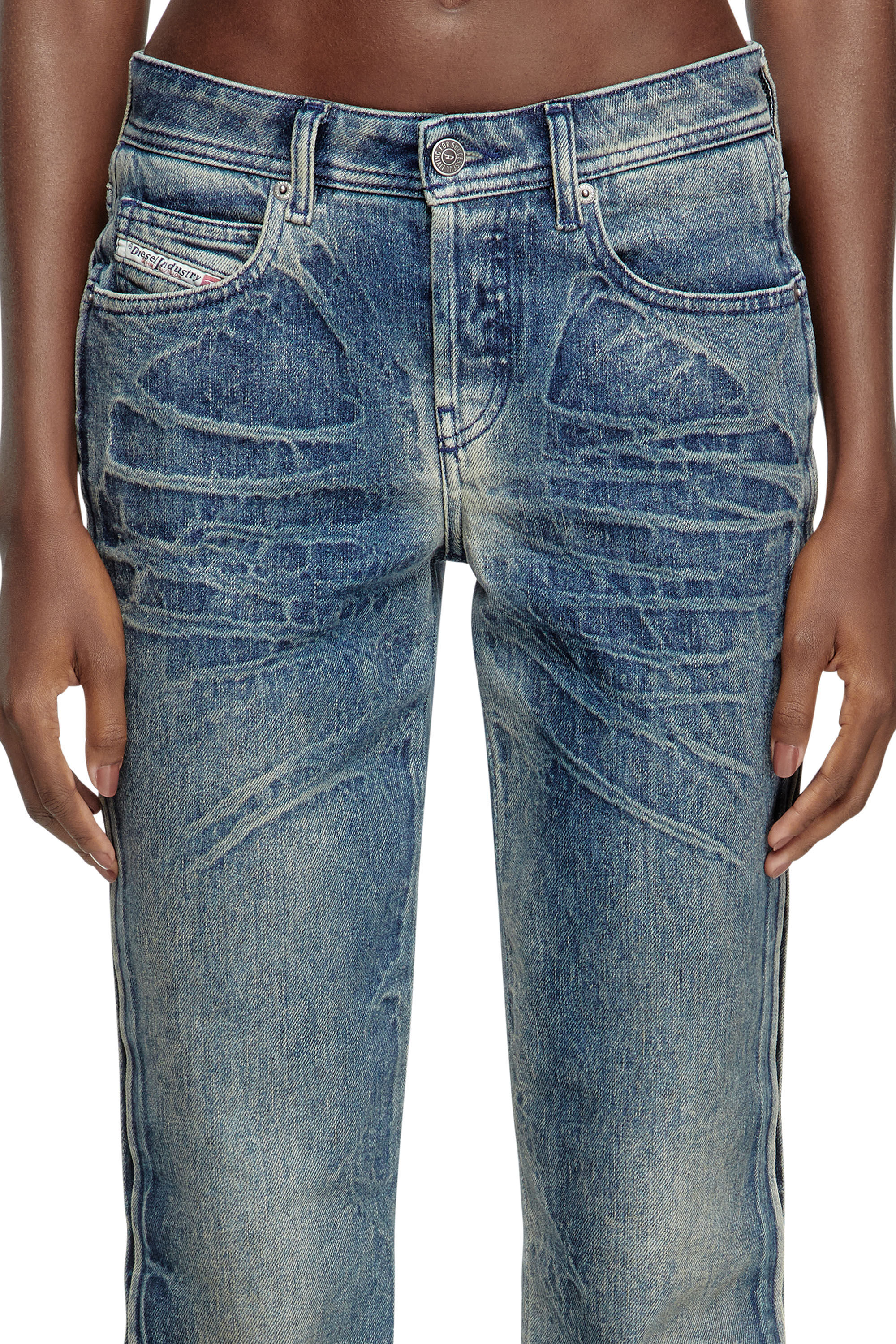 Diesel - Damen Regular Jeans D-Noli 007BG, Dunkelblau - 5