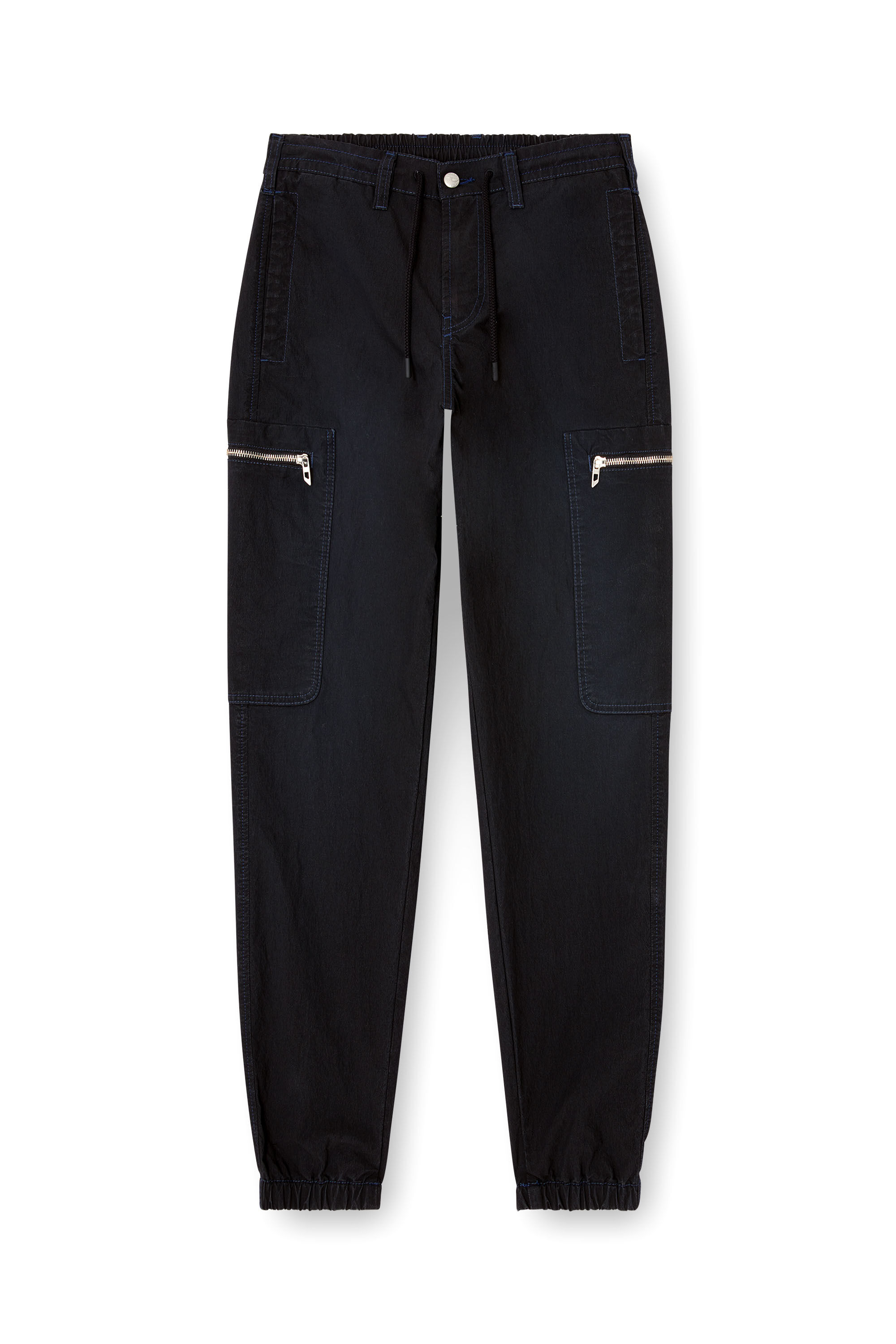 Diesel - Slim D-Lab JoggJeans® 068SJ Unisex, Nero/Grigio scuro - Image 2