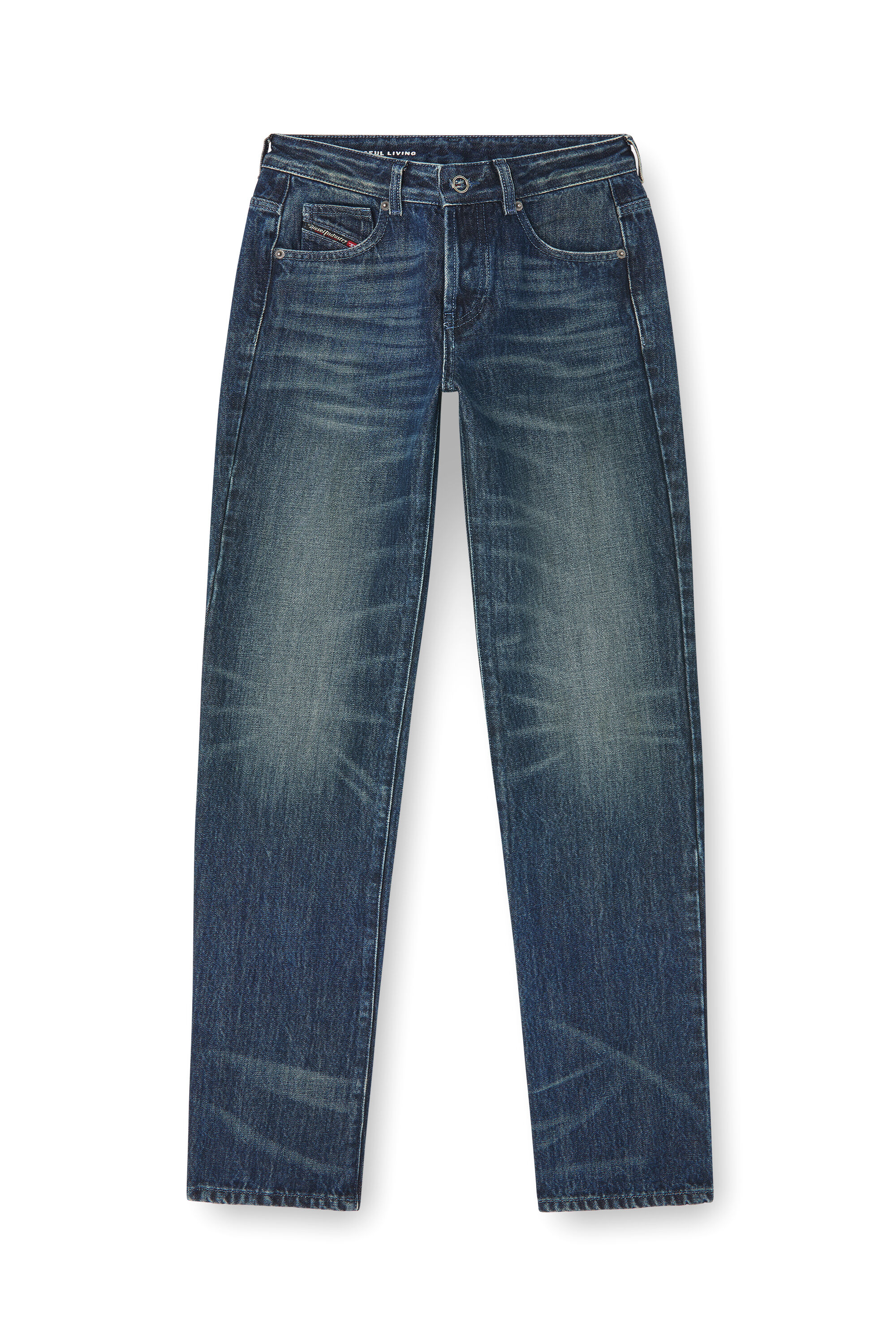 Diesel - Regular Jeans D-Heel 007FZ Femme, Bleu Fonc&eacute; - Image 6