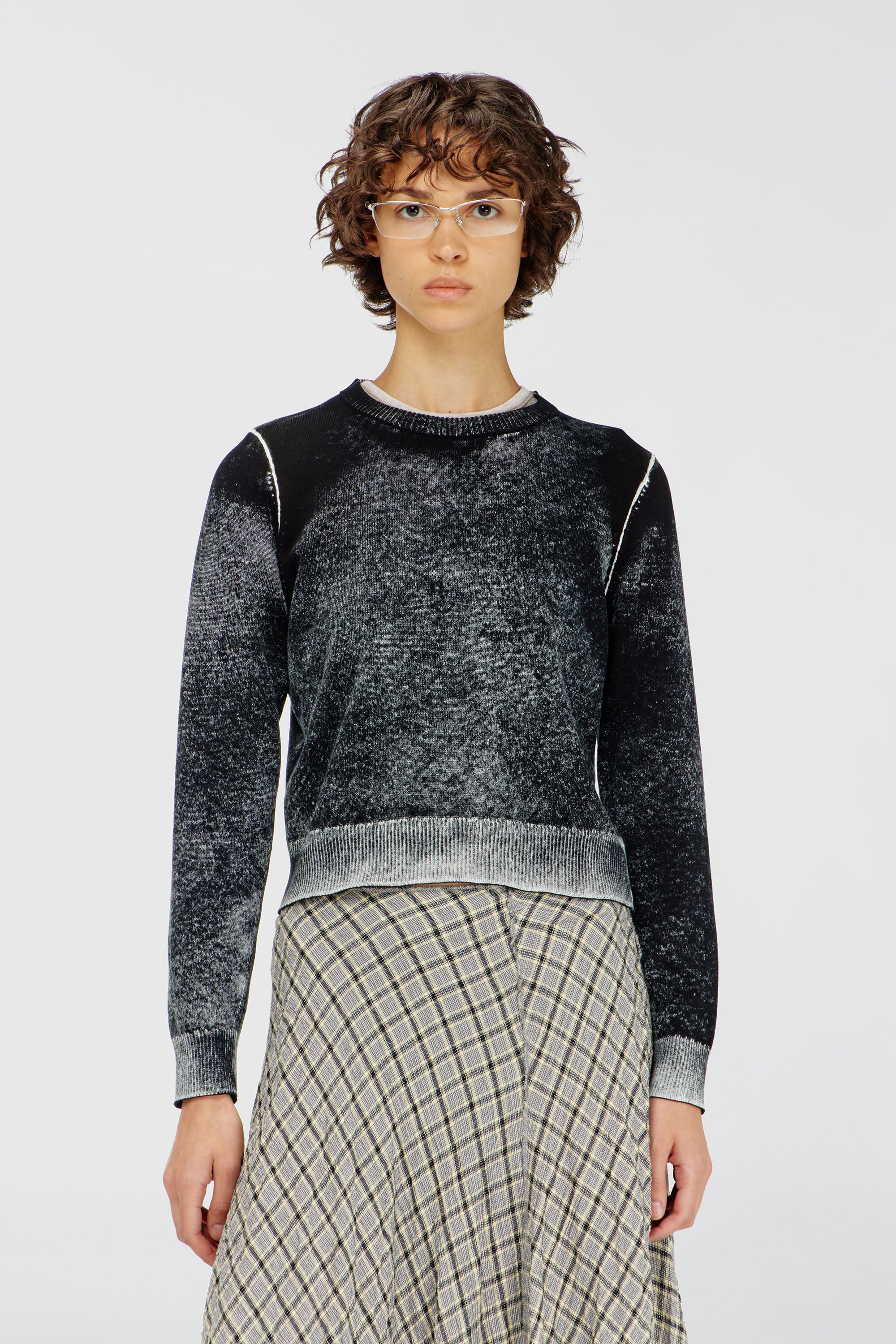 Diesel - M-LOVRE, Maglia con stampa interna sfumata Donna in Multicolor - 3
