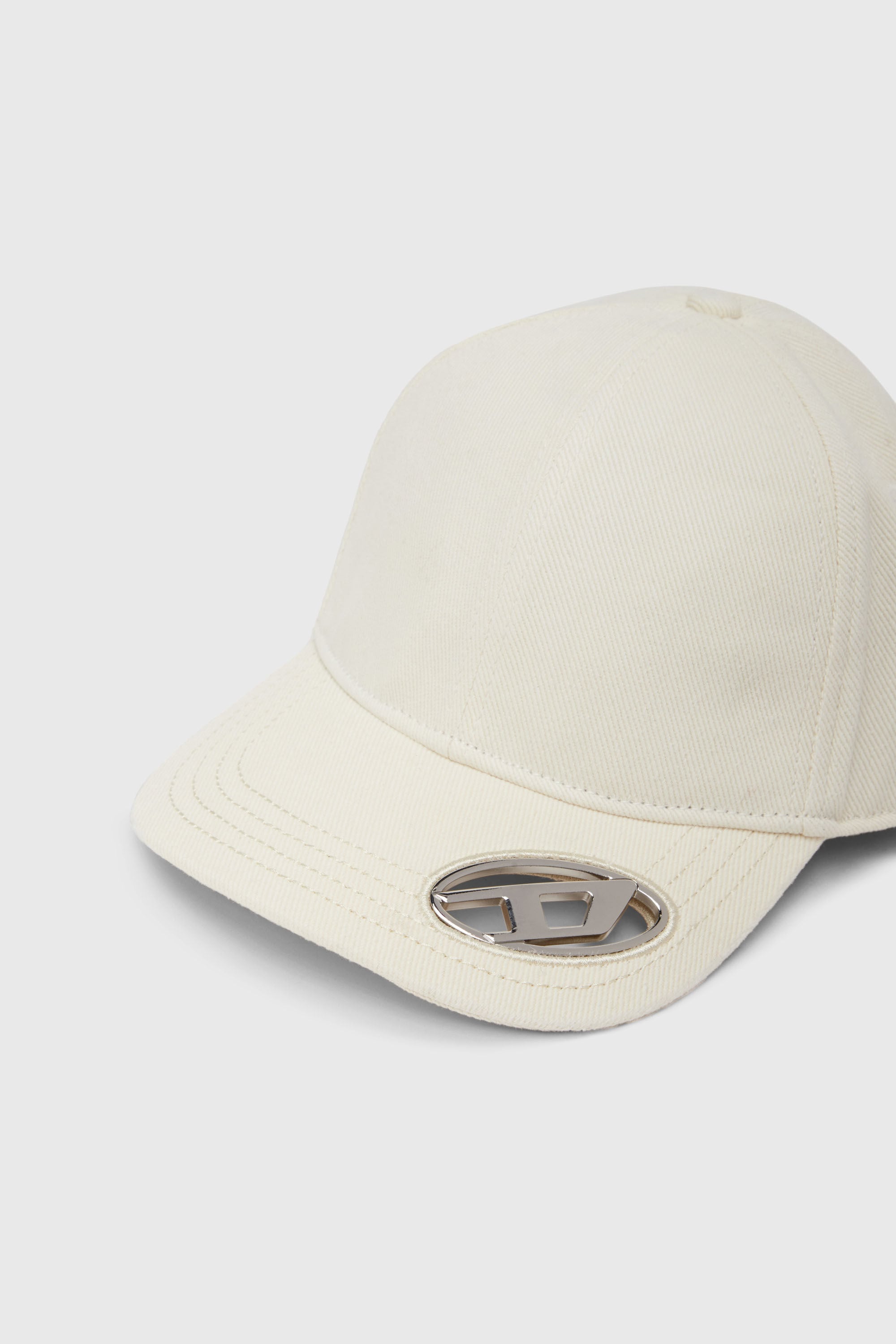 Diesel - C-PLAK, Herren Basecap mit Oval D-Plakette in Wei&szlig; - 3