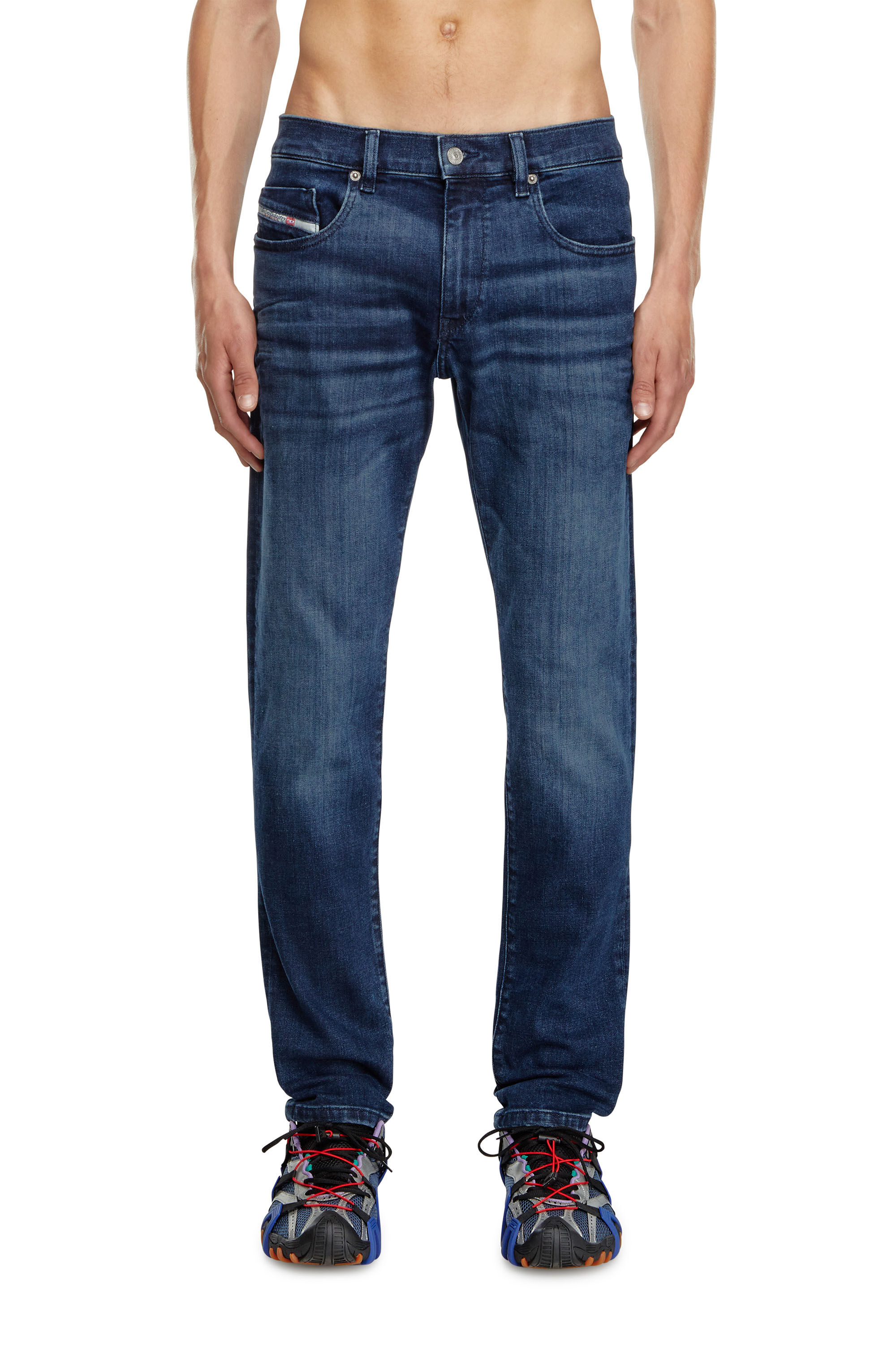 Diesel - Uomo Slim Jeans 2019 D-Strukt 0GRDJ, Blu Scuro - Image 3