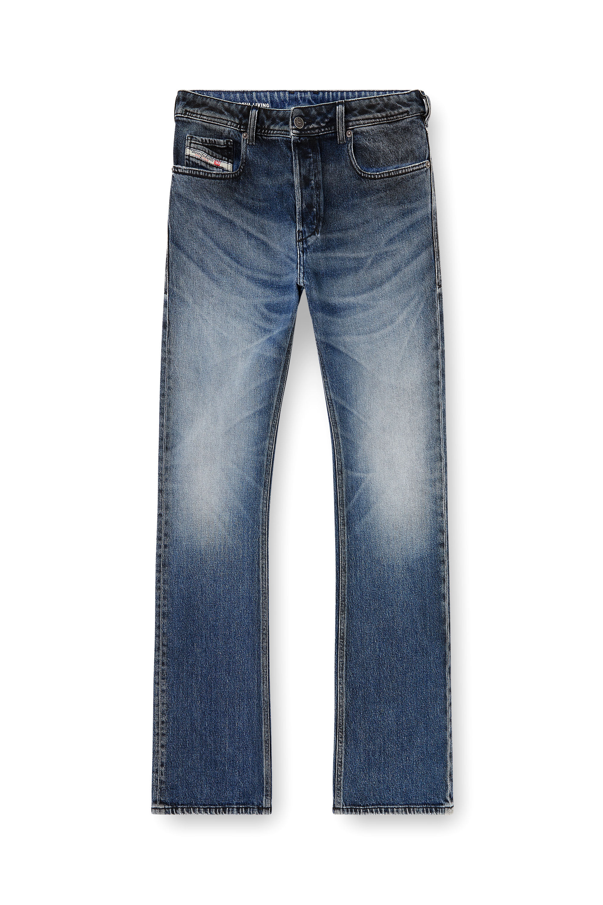 Diesel - Bootcut Jeans 2007 Zatiny 09N53 Uomo, Blu medio - Image 2