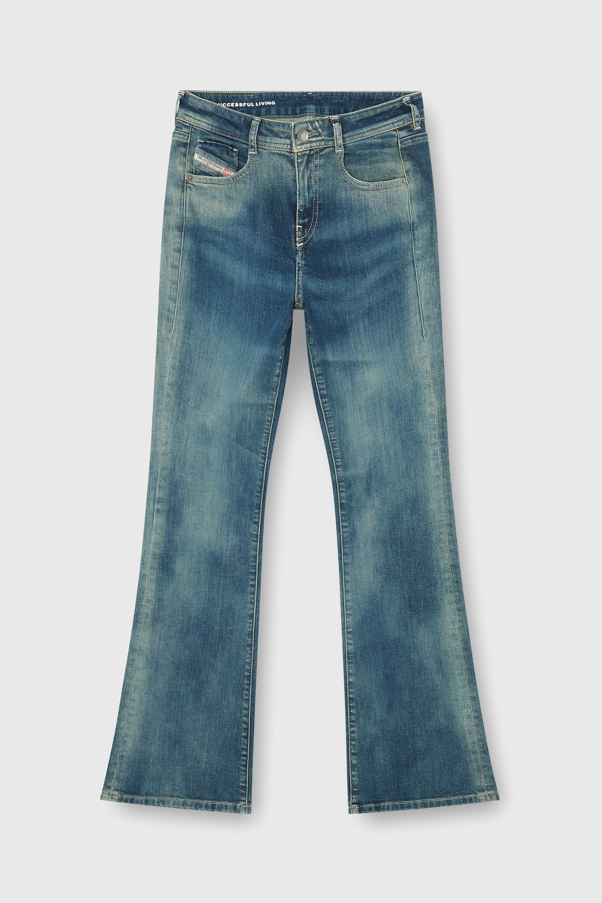 Diesel - Bootcut Jeans 1969 D-Ebbey 09P41 Donna, Blu medio - Image 6
