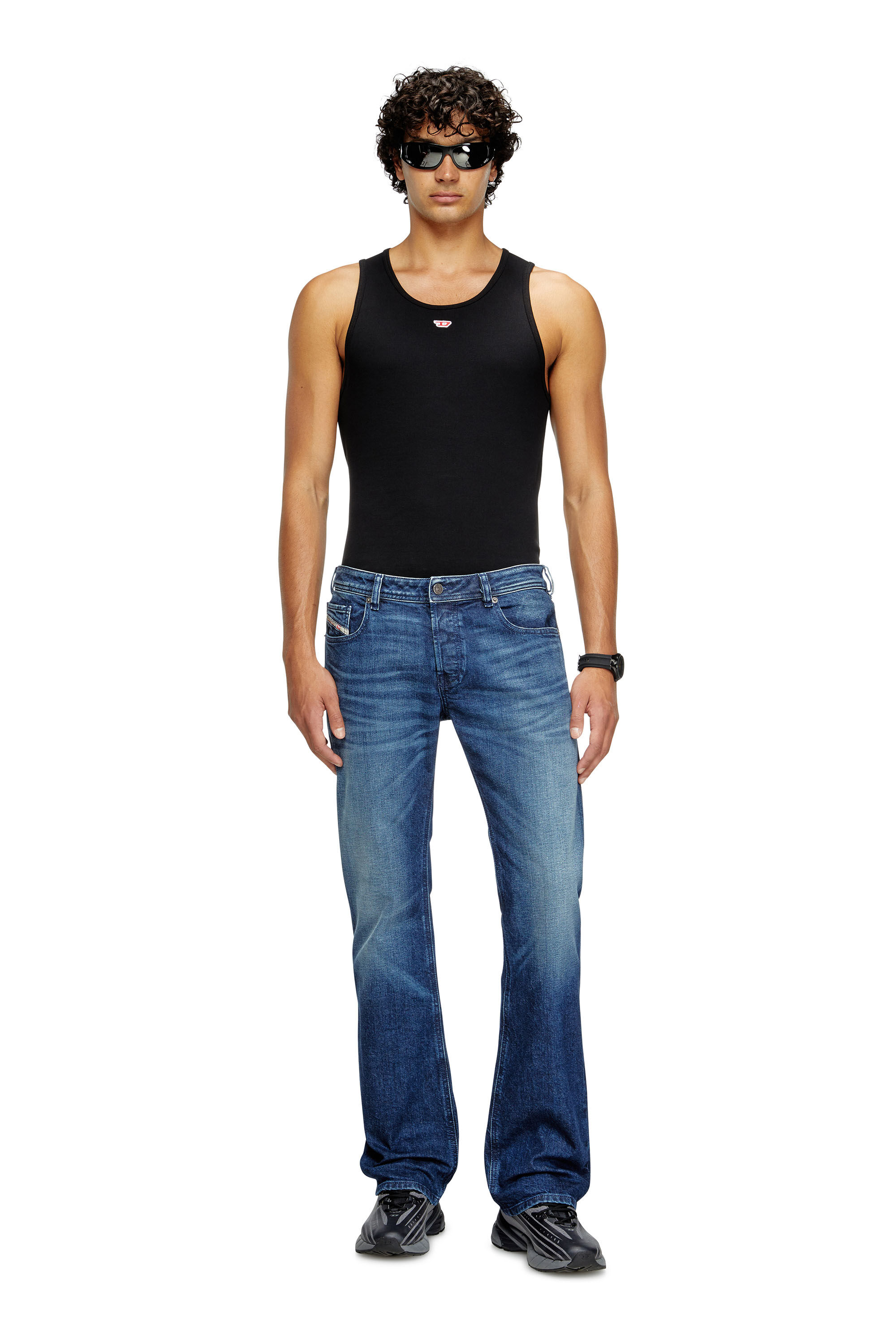Diesel - Bootcut Jeans 2007 Zatiny 09L51 Homme, Bleu Foncé - Image 1