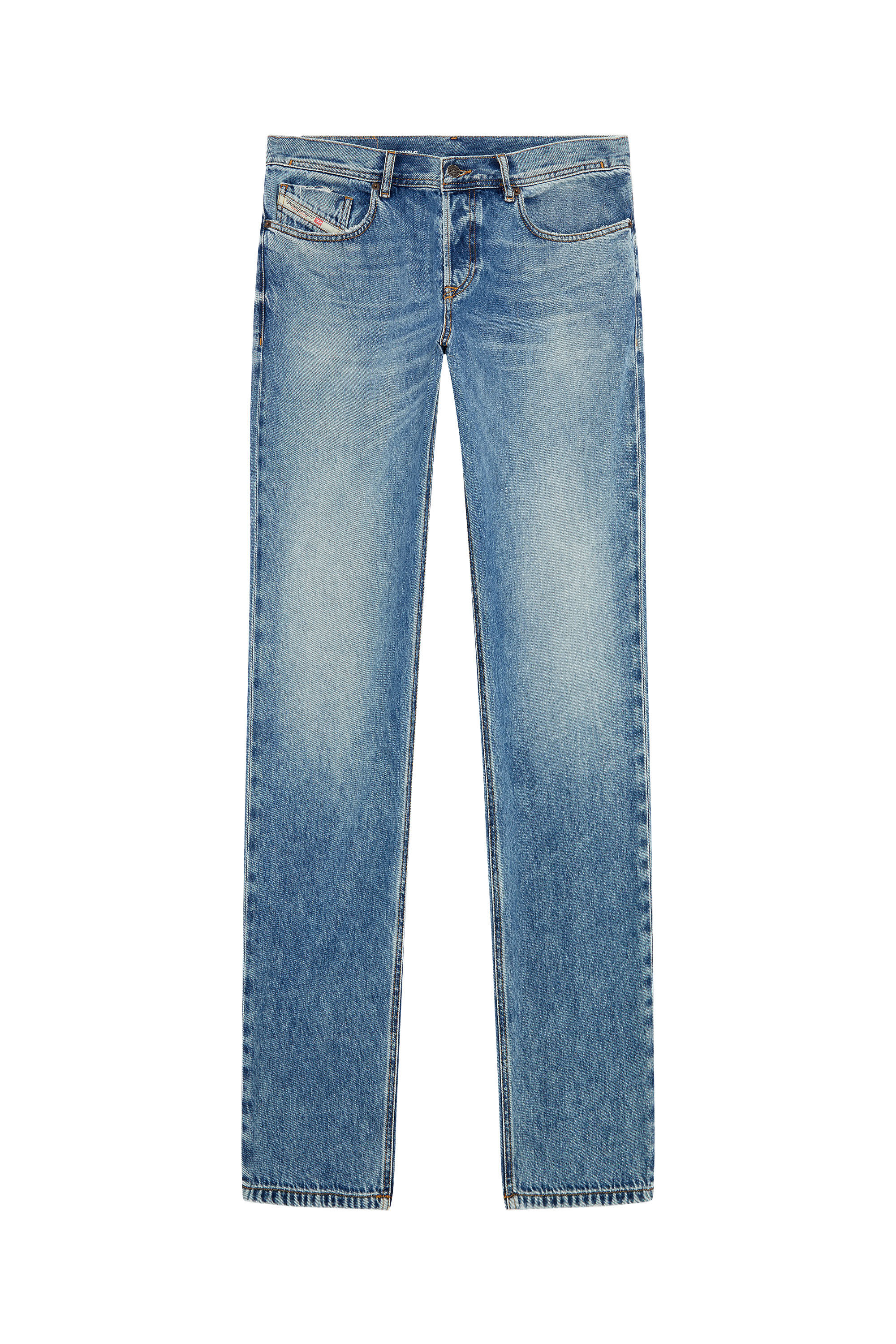 Diesel - Tapered Jeans 2023 D-Finitive 09H95, Blu medio - Image 2