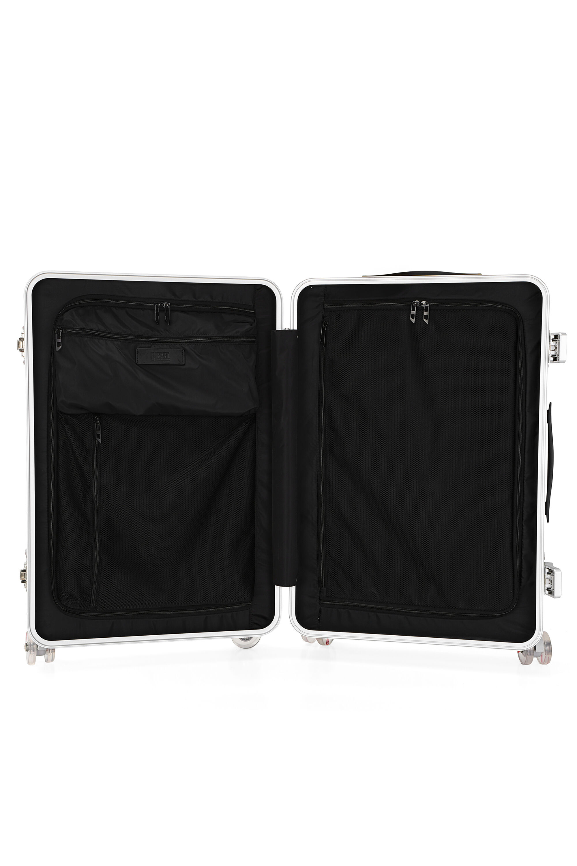 Diesel - DIESEL PC STRONG IMAGE TROLLEY- DSL003, Unisex Robuster Koffer Gr&ouml;&szlig;e M in Silber - 3