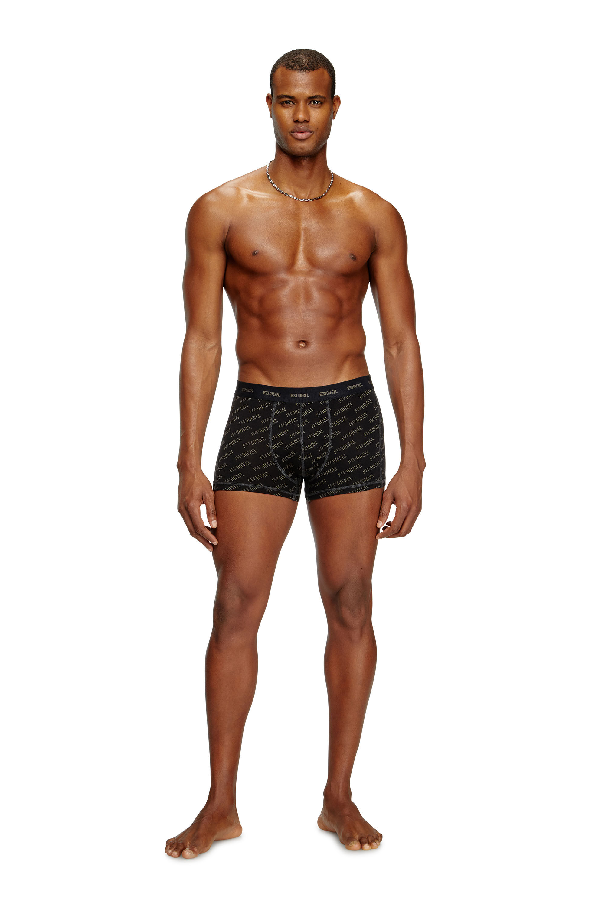 Diesel - DAMIEN-UTLT-3PACK, Lot de 3 boxers avec logo stylisé Homme in Polychrome - 1