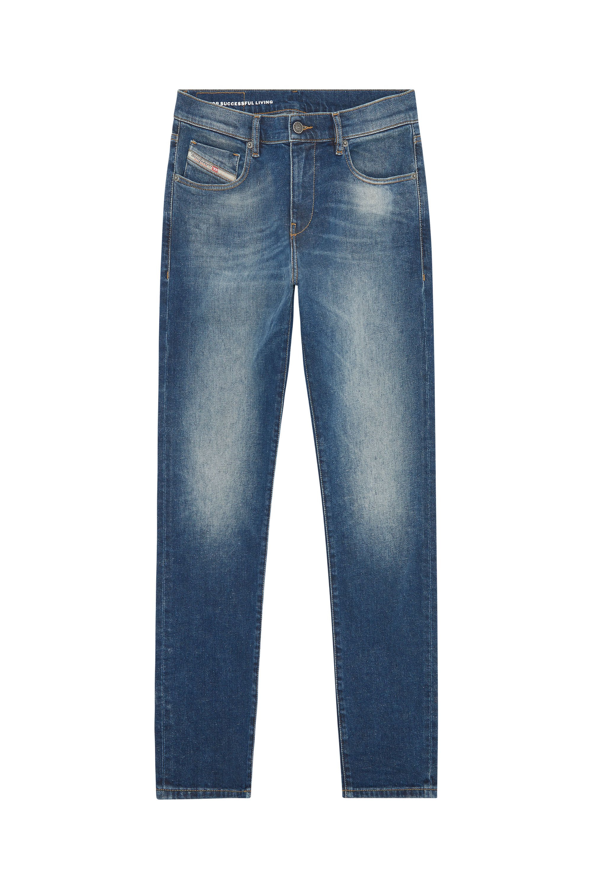 Diesel - Slim Jeans 2019 D-Strukt 09F39, Dunkelblau - Image 2