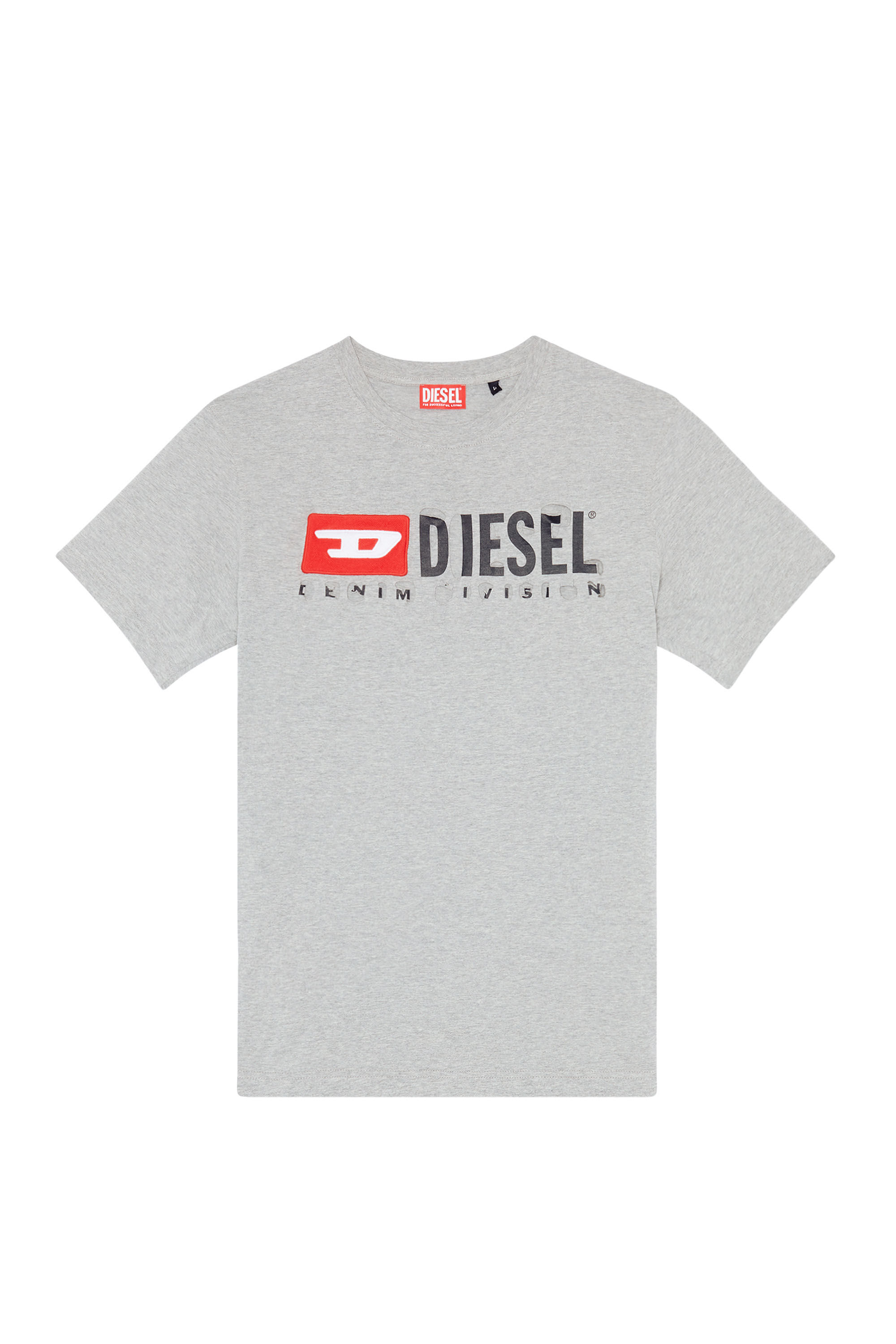 Diesel - T-JUST-DIVSTROYED, Grigio - Image 2