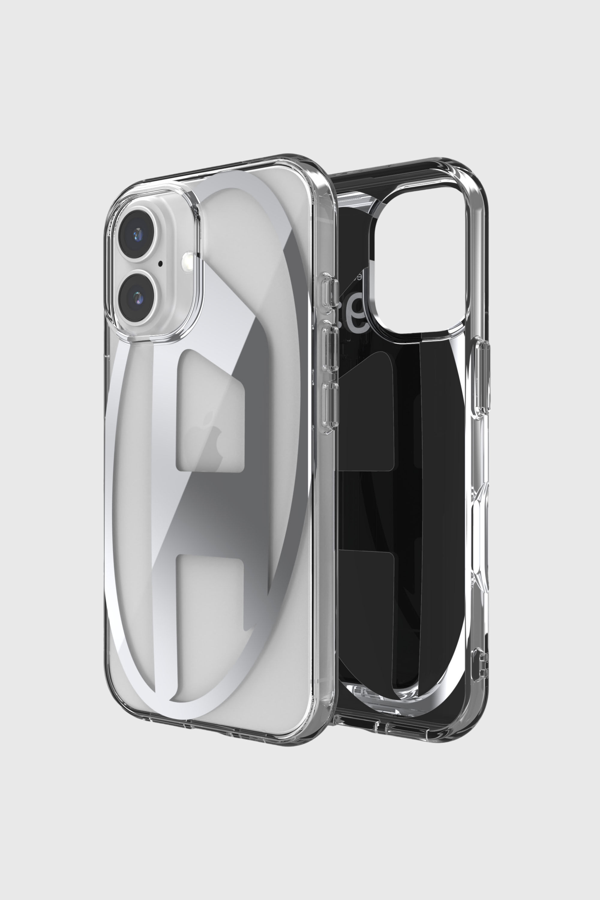 Diesel - 60139 AOP CASE, Coque pour l'iP 16 Mixte in Gris argent&eacute; - 1