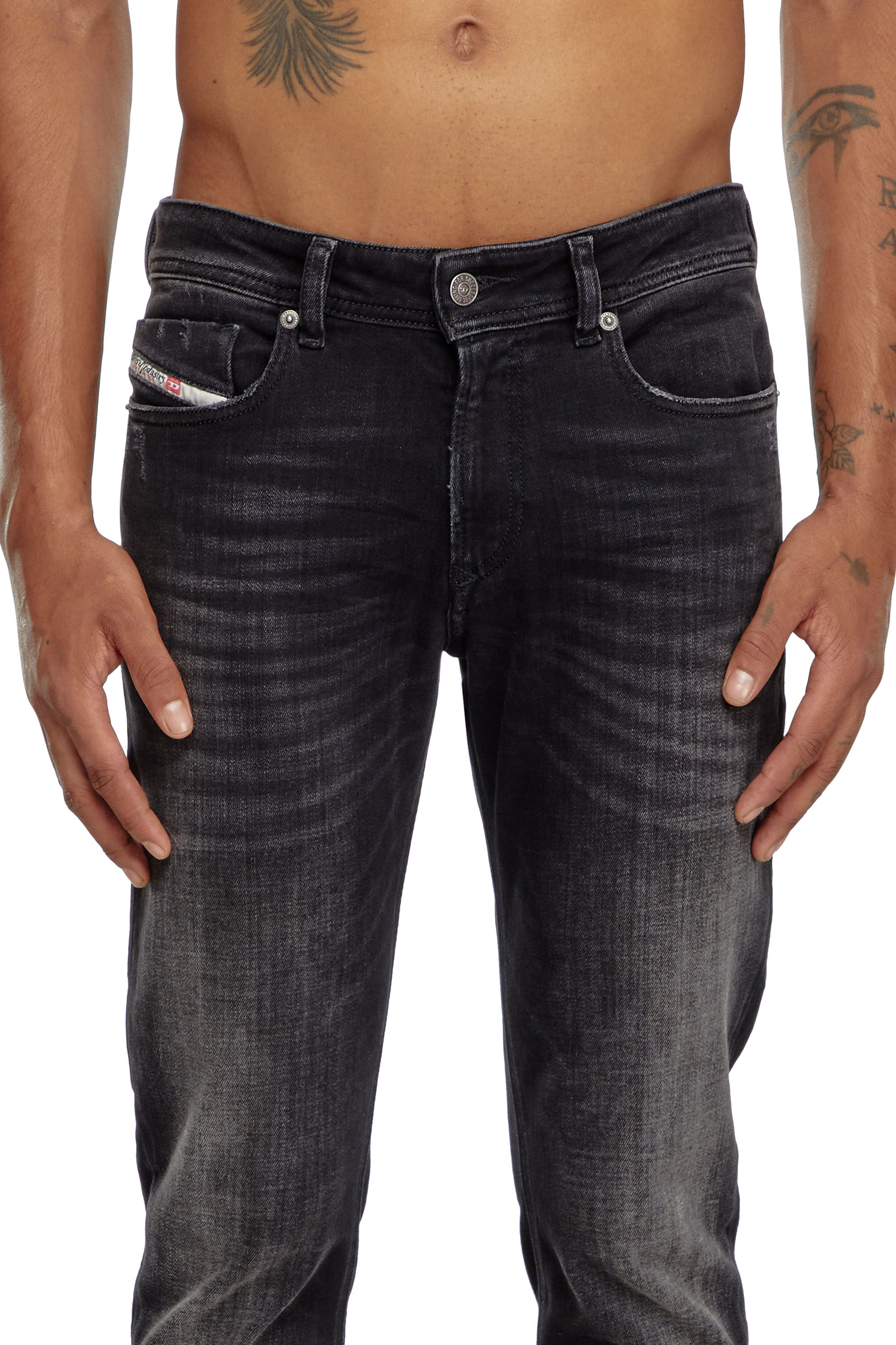 Diesel - Herren Skinny Jeans 1979 Sleenker 09K11, Schwarz/Dunkelgrau - Image 4