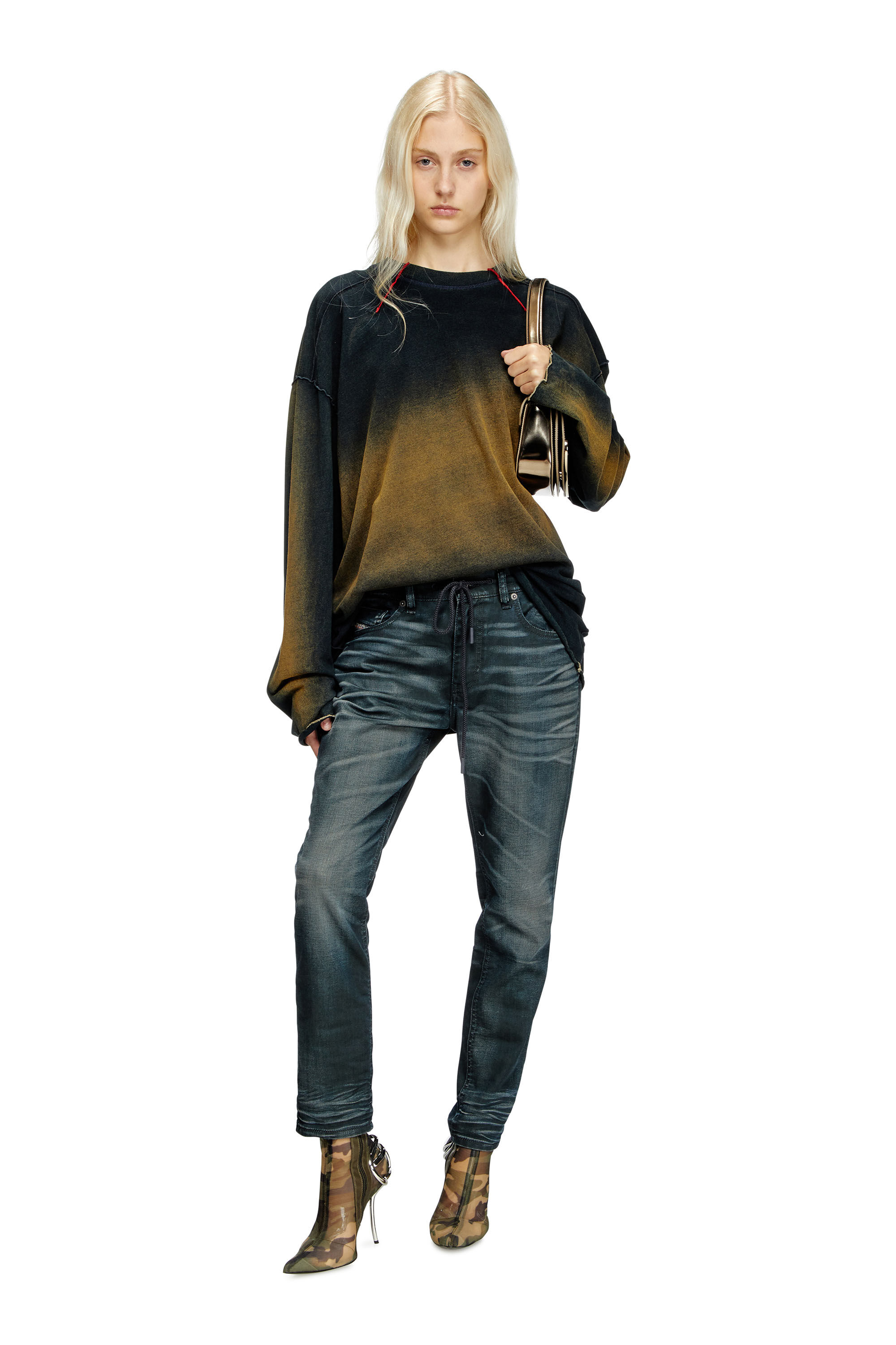 Diesel - Regular 2031 D-Krailey Joggjeans® 068QK Femme, Bleu Foncé - Image 1