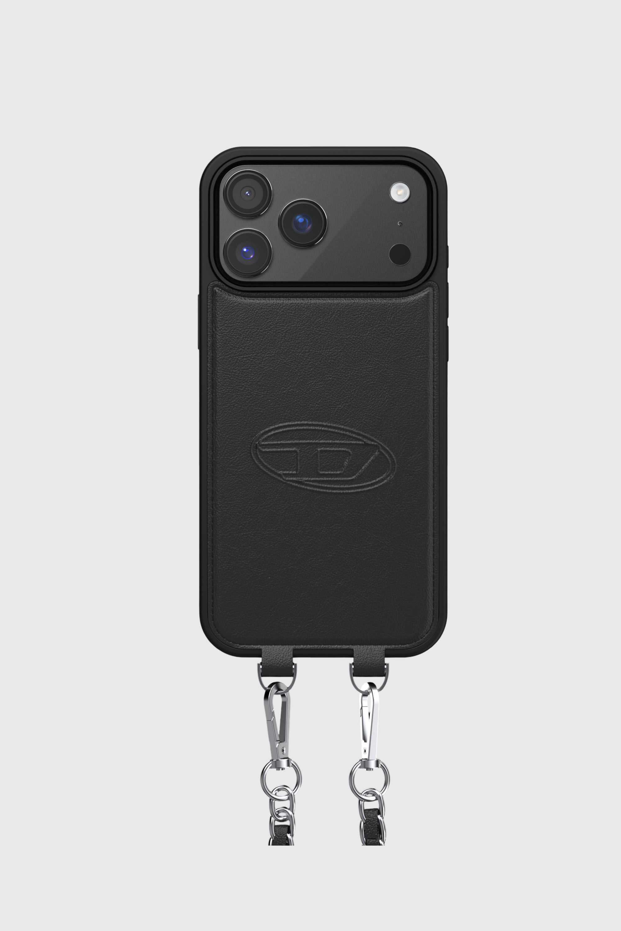 Diesel - 60663 MOULDED CASE, Unisex Oval D H&uuml;lle mit Handschlaufe und MagSafe f&uuml;r iPhone 17 Pro Max in Schwarz - 2