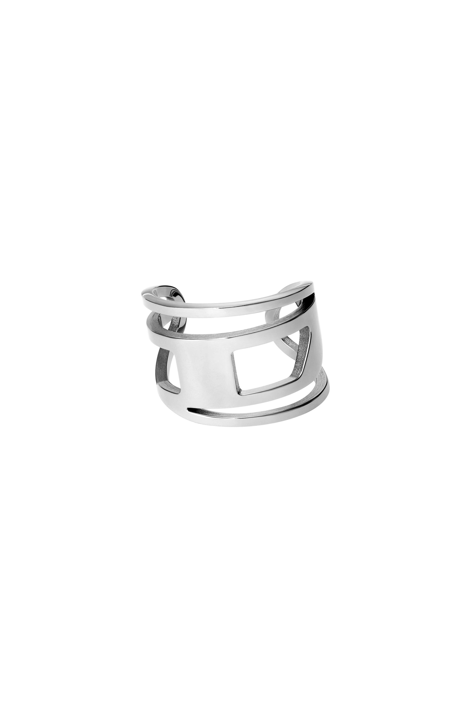 Diesel - DX1548040 JEWEL, Unisex Edelstahlband Ring in Silber - 2