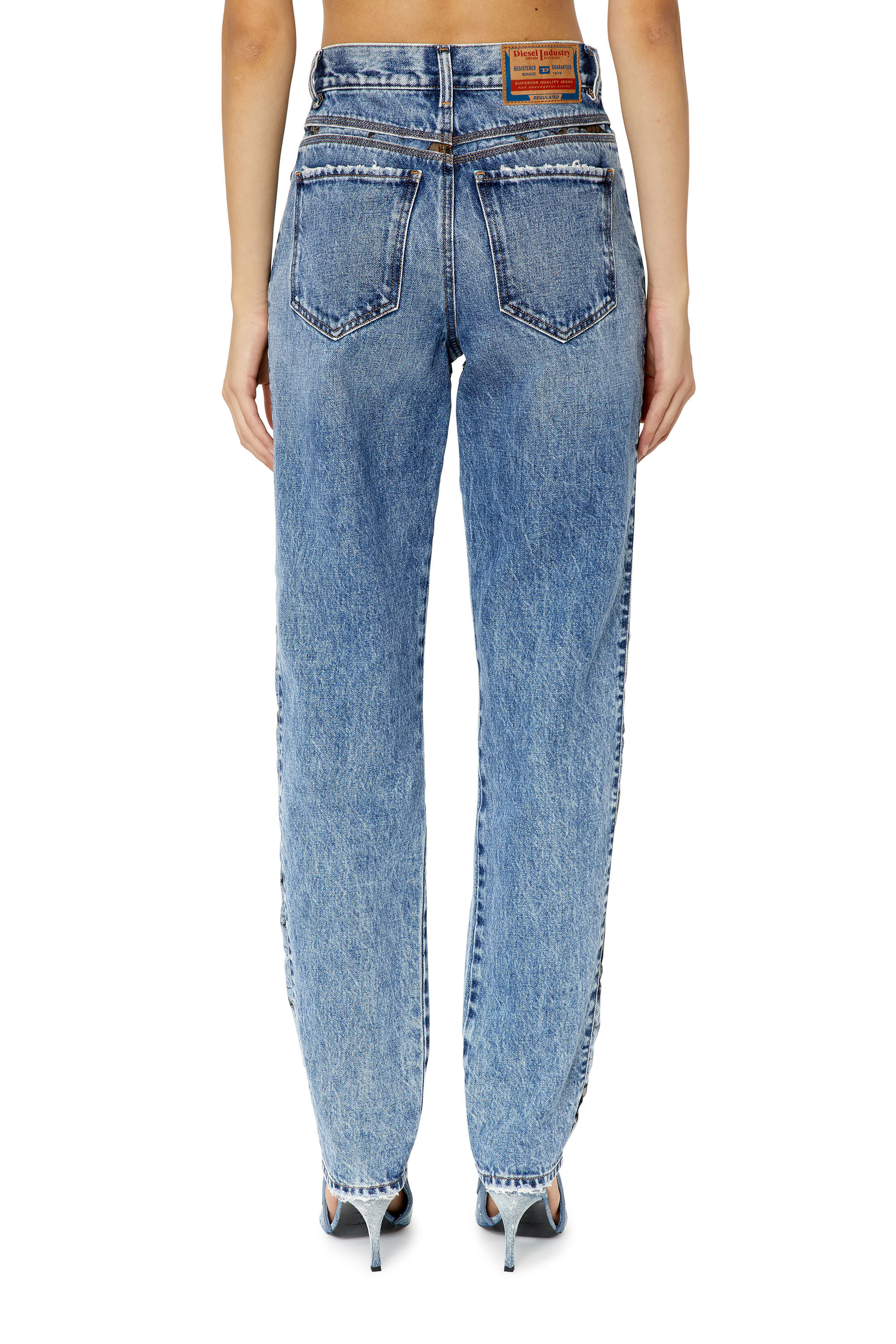 Diesel - D-Pilut 007J3 Straight Jeans, Medium blue - Image 4
