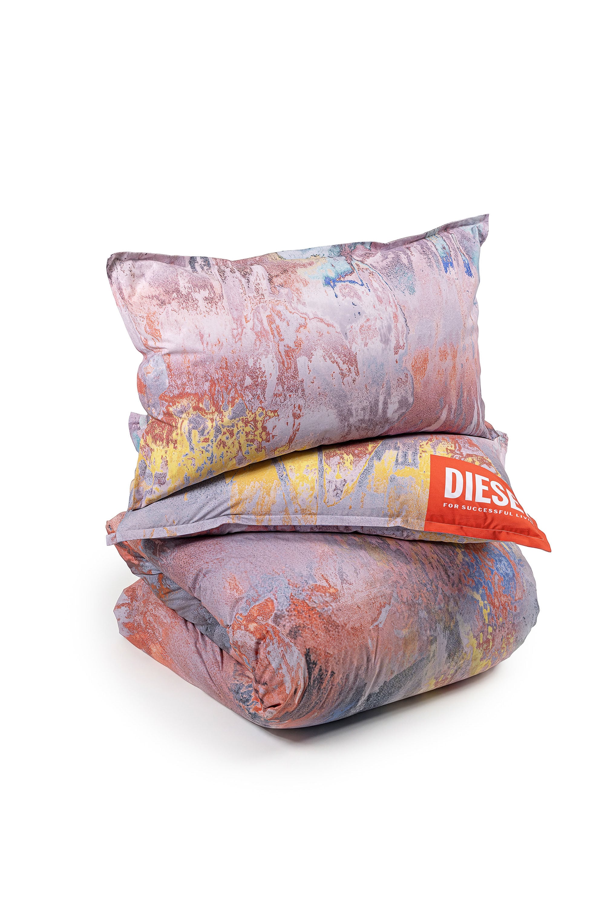 Diesel - 1018098  ACID FLOWERS PERCALE DUVET COVE, Parure de lit en percale pour lit queen size Mixte in Polychrome - 2