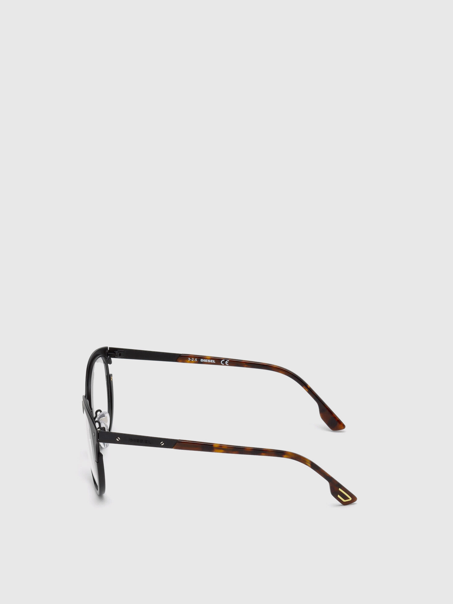 Diesel - DL5217, Damen Acetatbrille mit Cat-Eye Form in Schwarz - 3