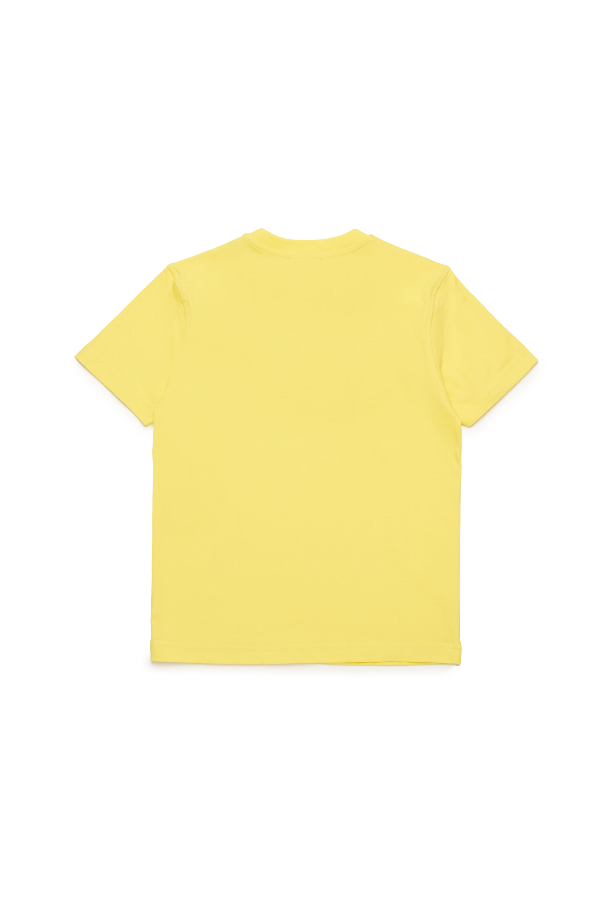 Diesel - TDIEGORL6, T-shirt con logo sbavato Uomo in Giallo - 2