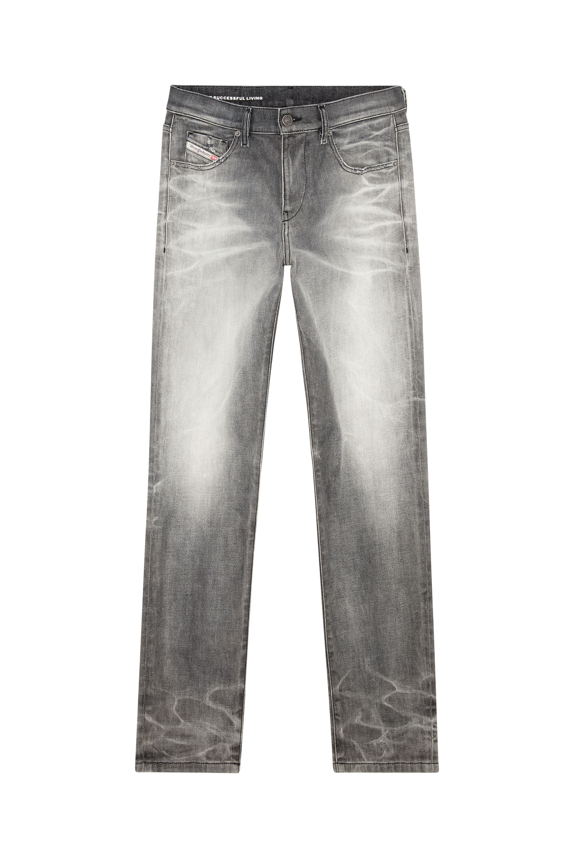 Diesel - Slim Jeans 2019 D-Strukt 09J58, Dunkelgrau - Image 2