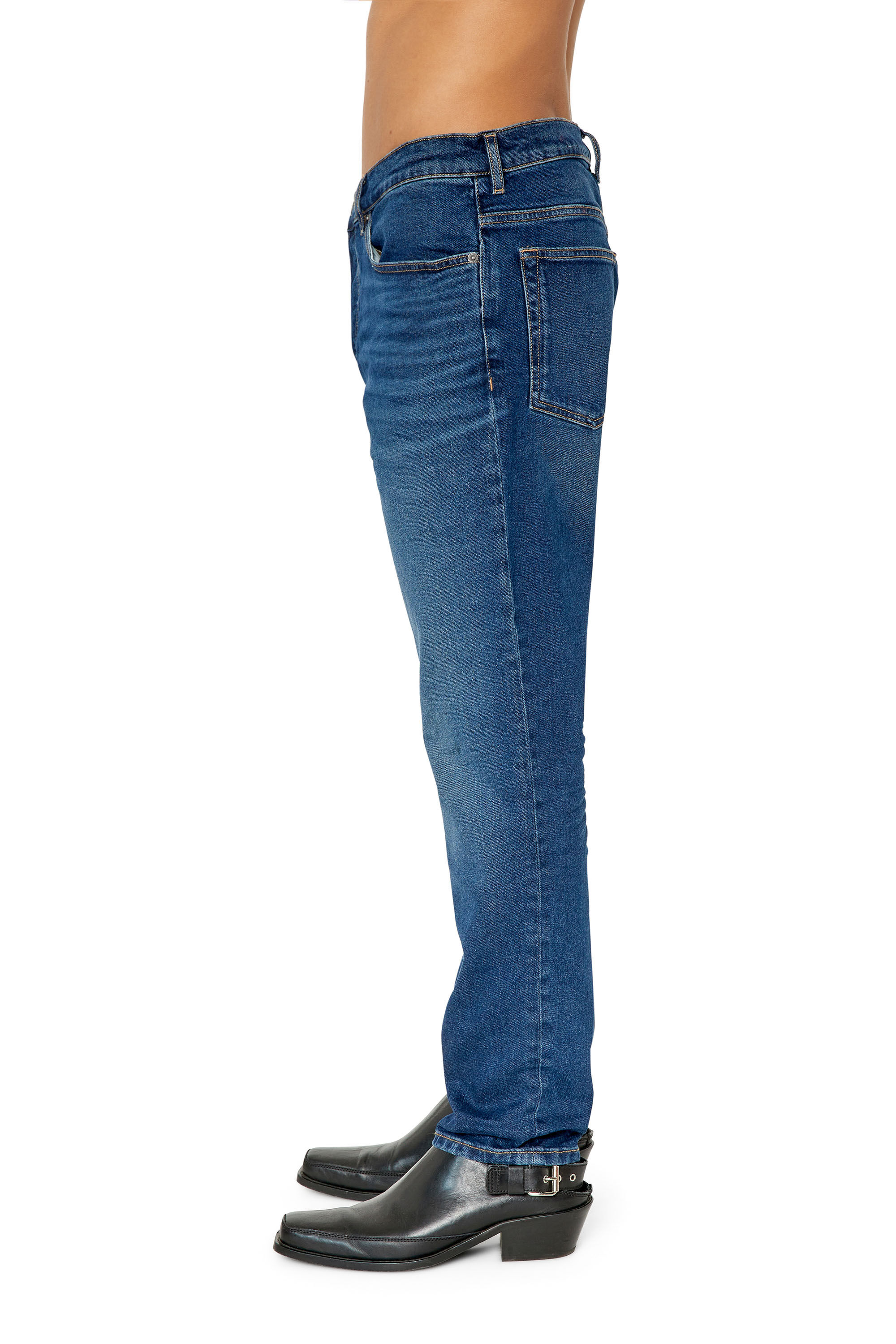 Diesel - 2006 D-Fining 0GYCS Tapered Jeans, Blu Scuro - Image 5