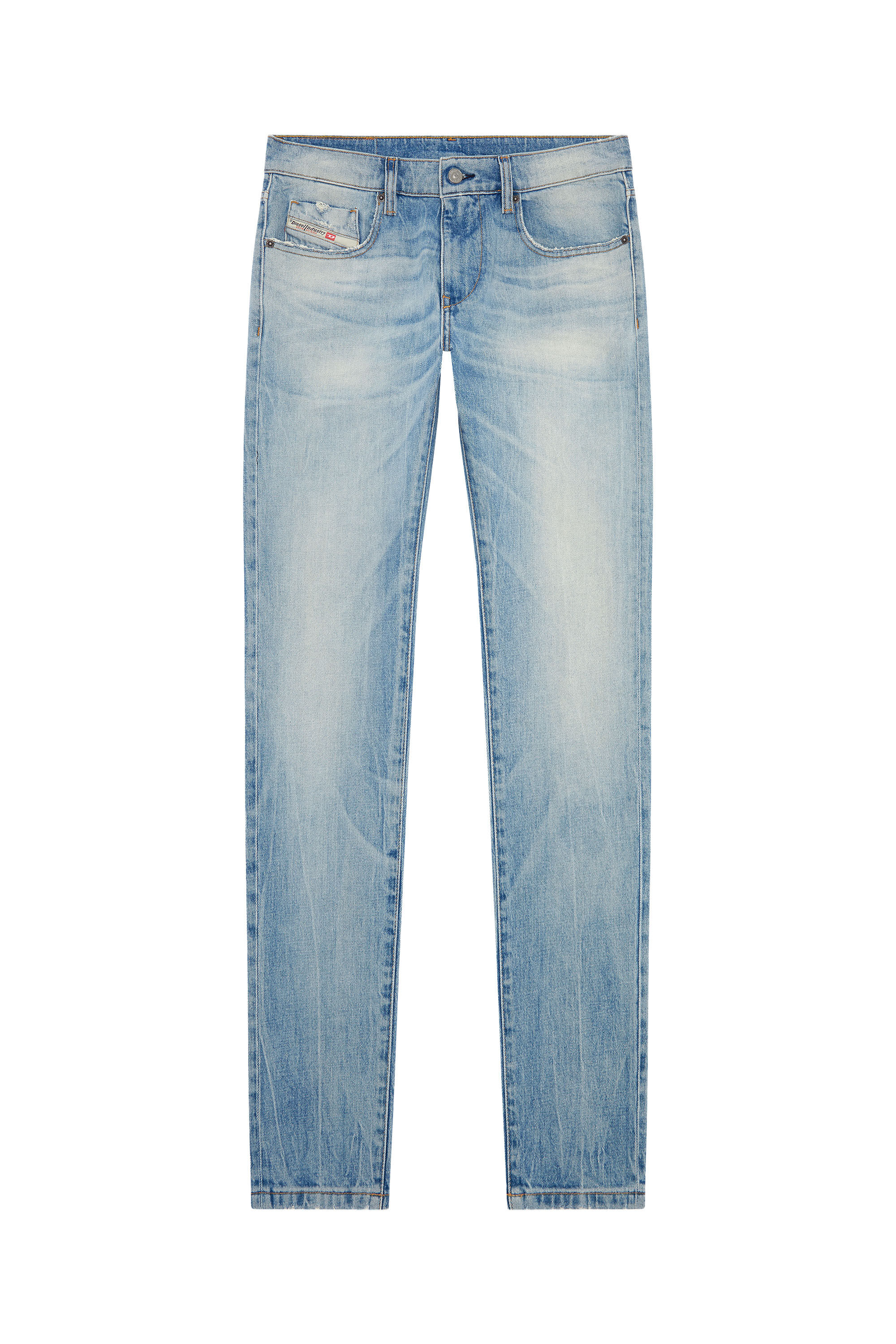 Diesel - Slim Jeans 2019 D-Strukt 0DQAB, Blu Chiaro - Image 2