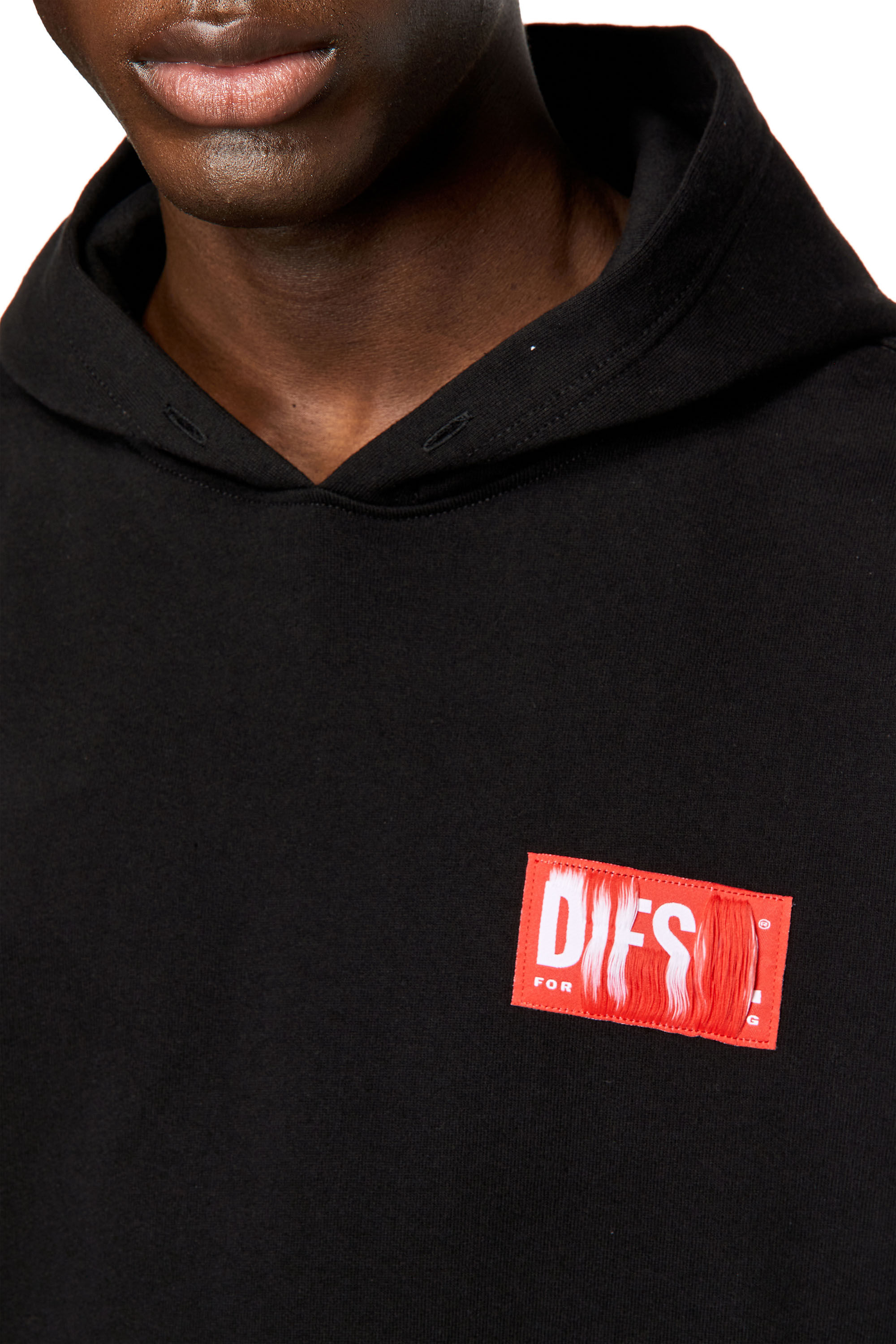 Diesel - S-NLABEL-HOOD, Nero - Image 5