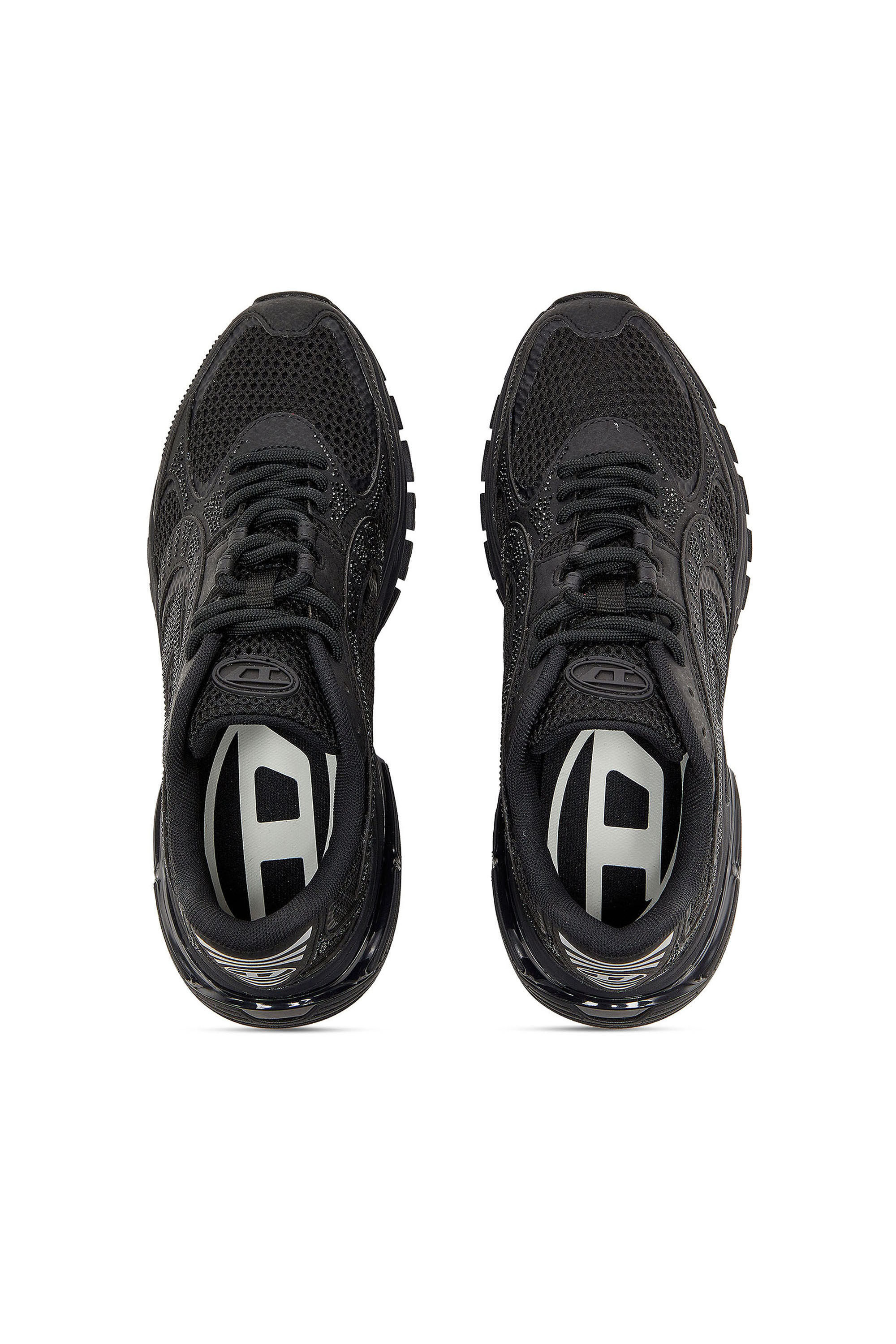 Diesel - S-PRO-V-DENSE LOW W, S-Pro-V-Dense - Sneakers in mesh con cristalli Donna in Nero - 4
