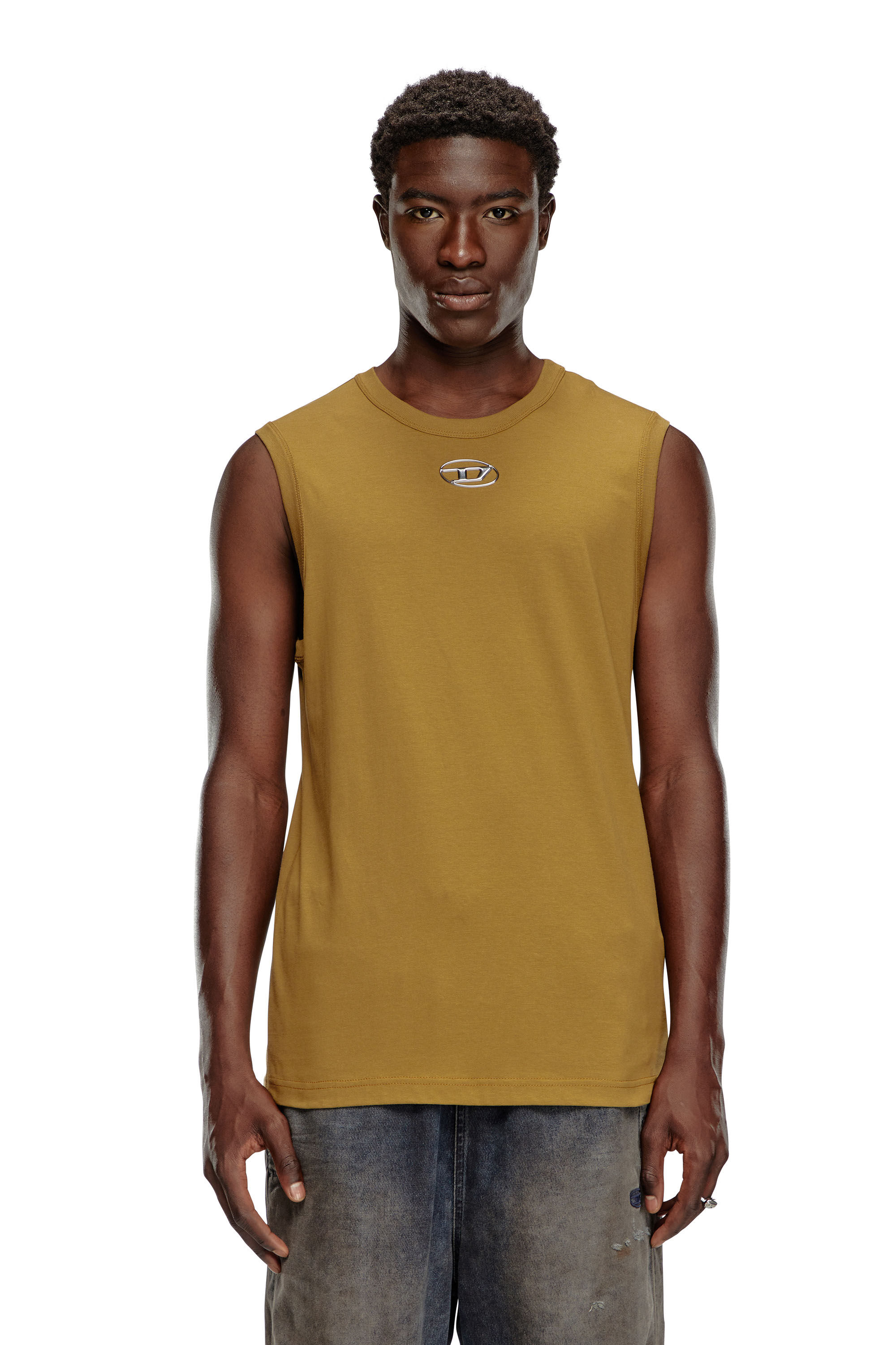 Diesel - T-BISCO-OD, Uomo Tank top with injection-moulded Oval D in ToBeDefined - Image 3