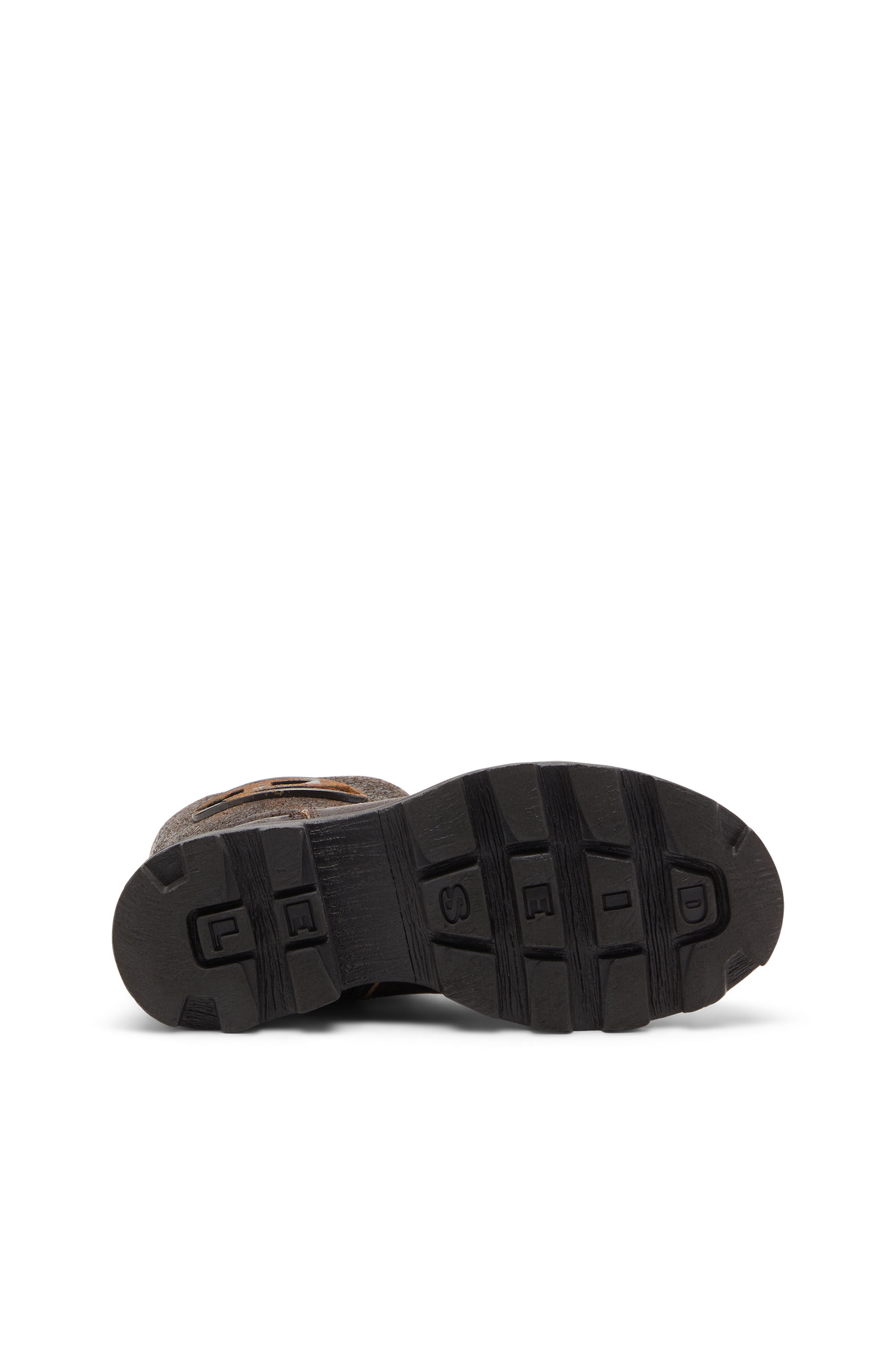 Diesel - D-HAMMER BKR D W, D-Hammer-Bottes de motard en suède craquelé vieilli Femme in ToBeDefined - 5