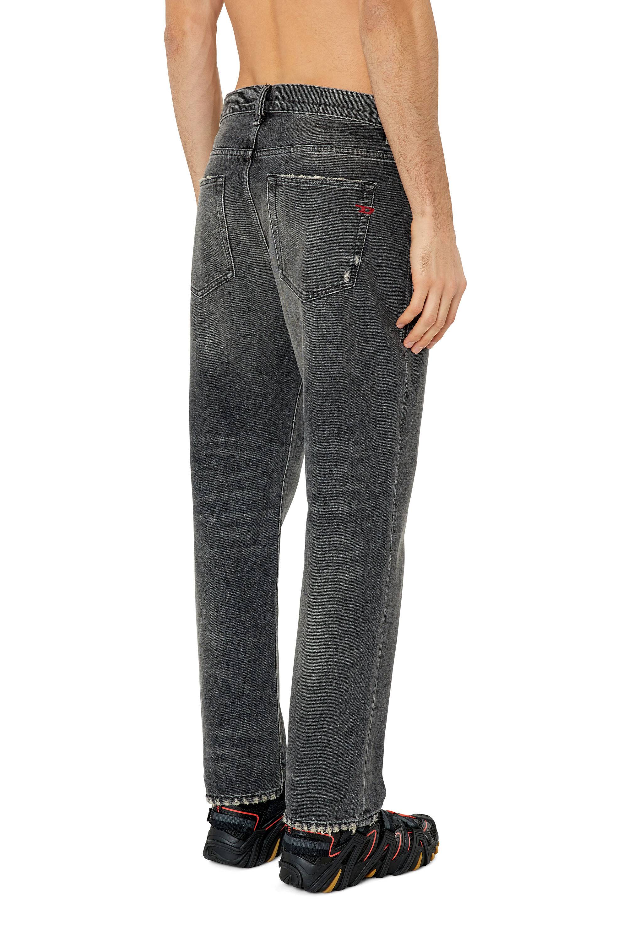 Diesel - Straight Jeans 2020 D-Viker 007K8, Noir/Gris foncé - Image 4