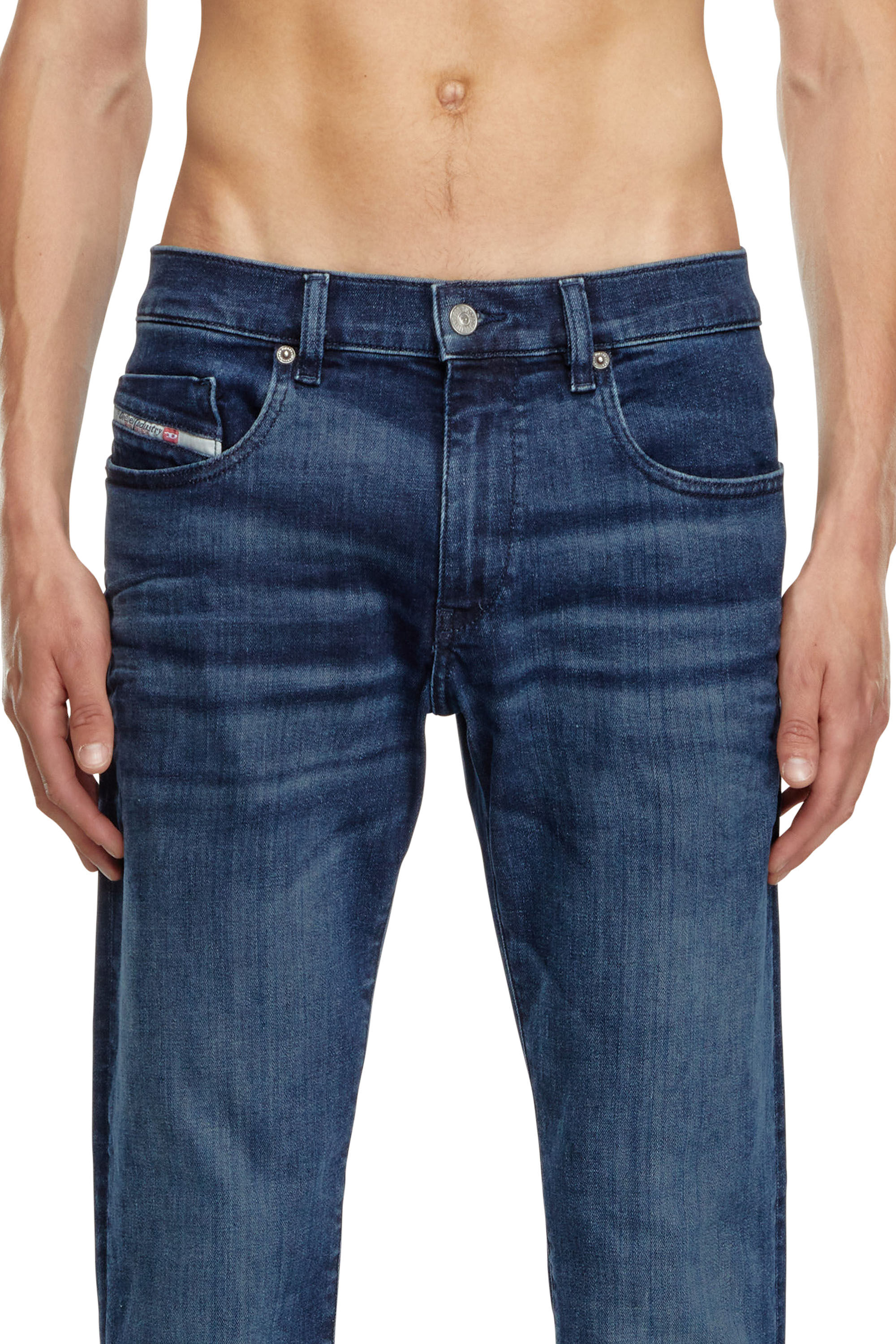 Diesel - Homme Slim Jeans 2019 D-Strukt 0GRDJ, Bleu Foncé - Image 5