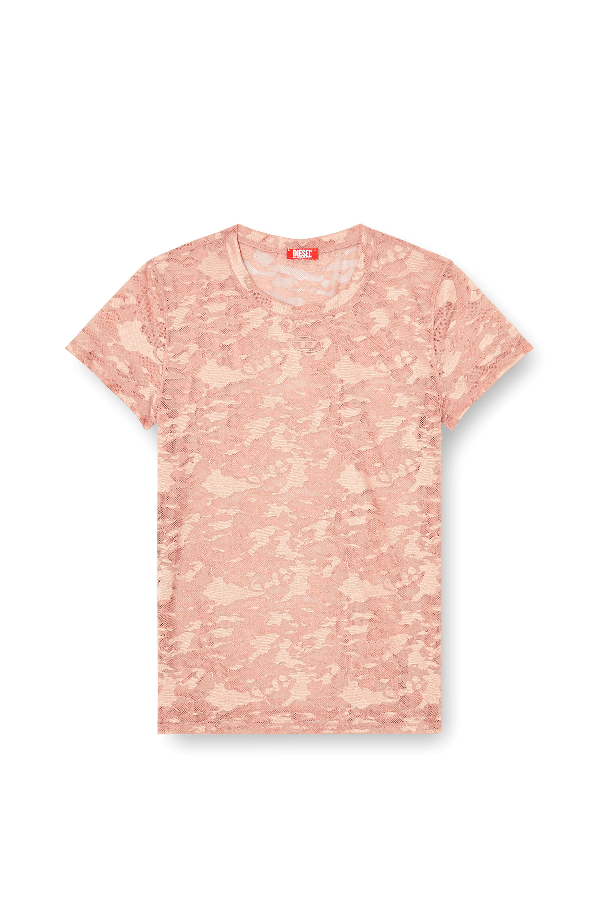 Diesel - KASIA-UTLT, T-shirt in pizzo camouflage Donna in ToBeDefined - 4