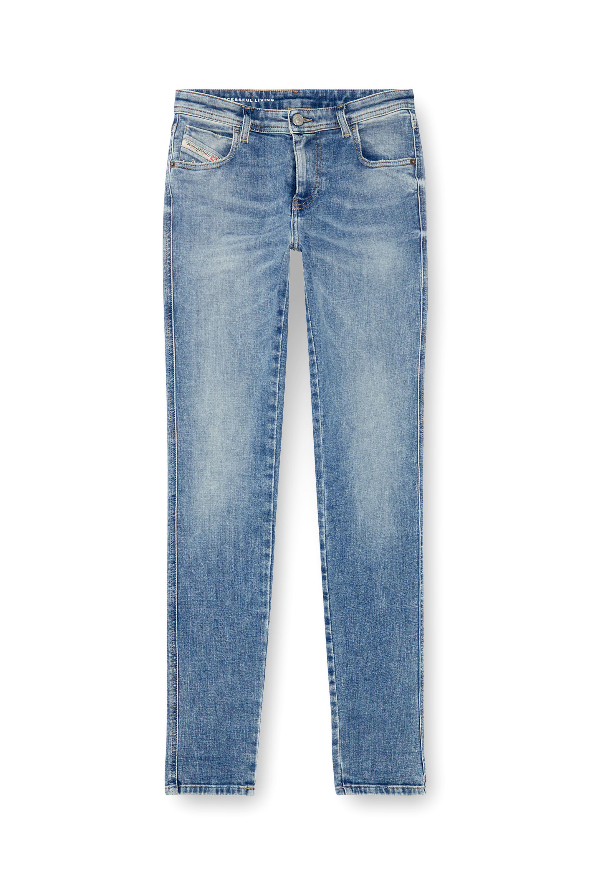 Diesel - Donna Skinny Jeans 2015 Babhila 09J21, Blu Chiaro - Image 2