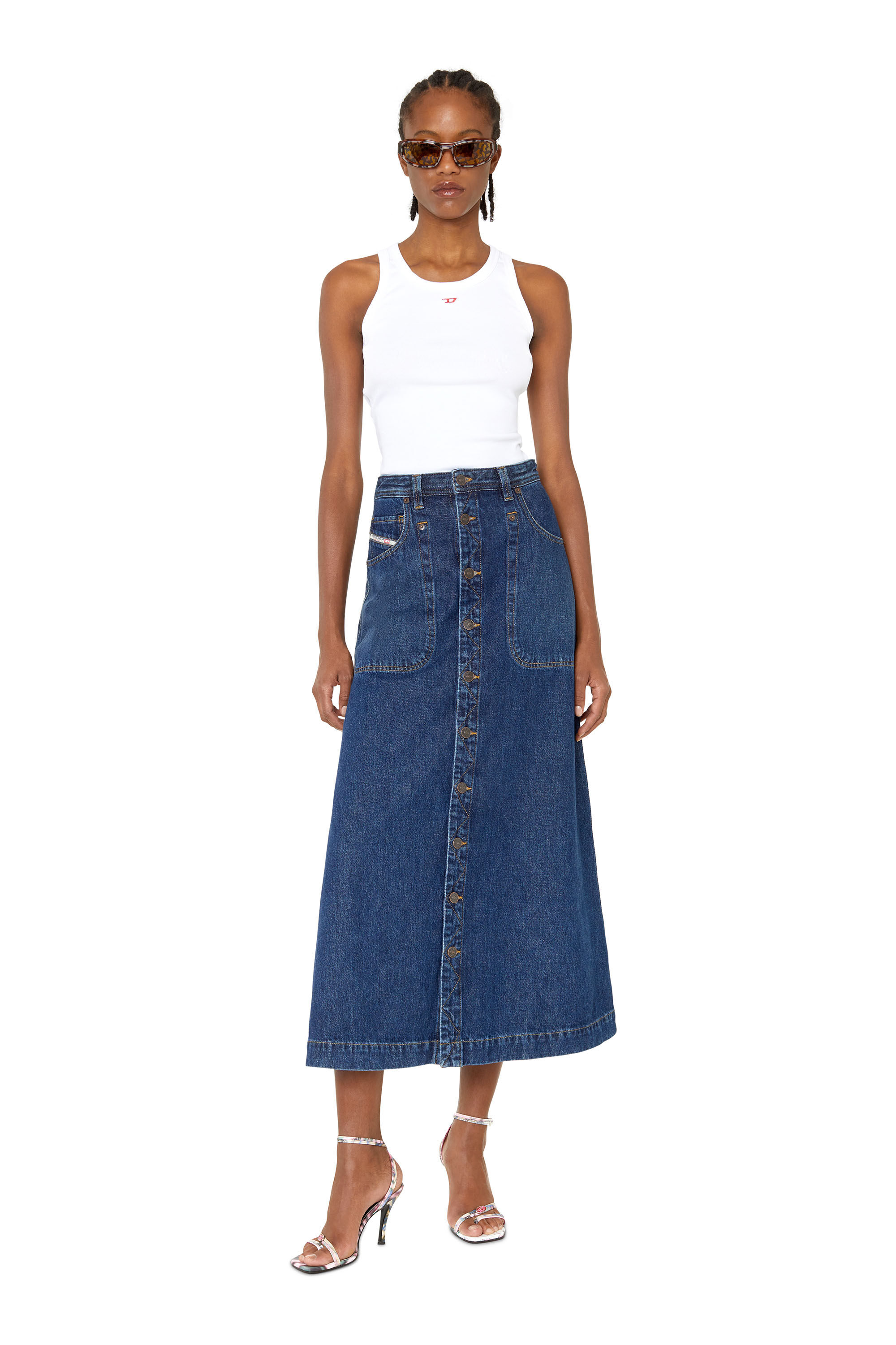 Full a line maxi skirt sale
