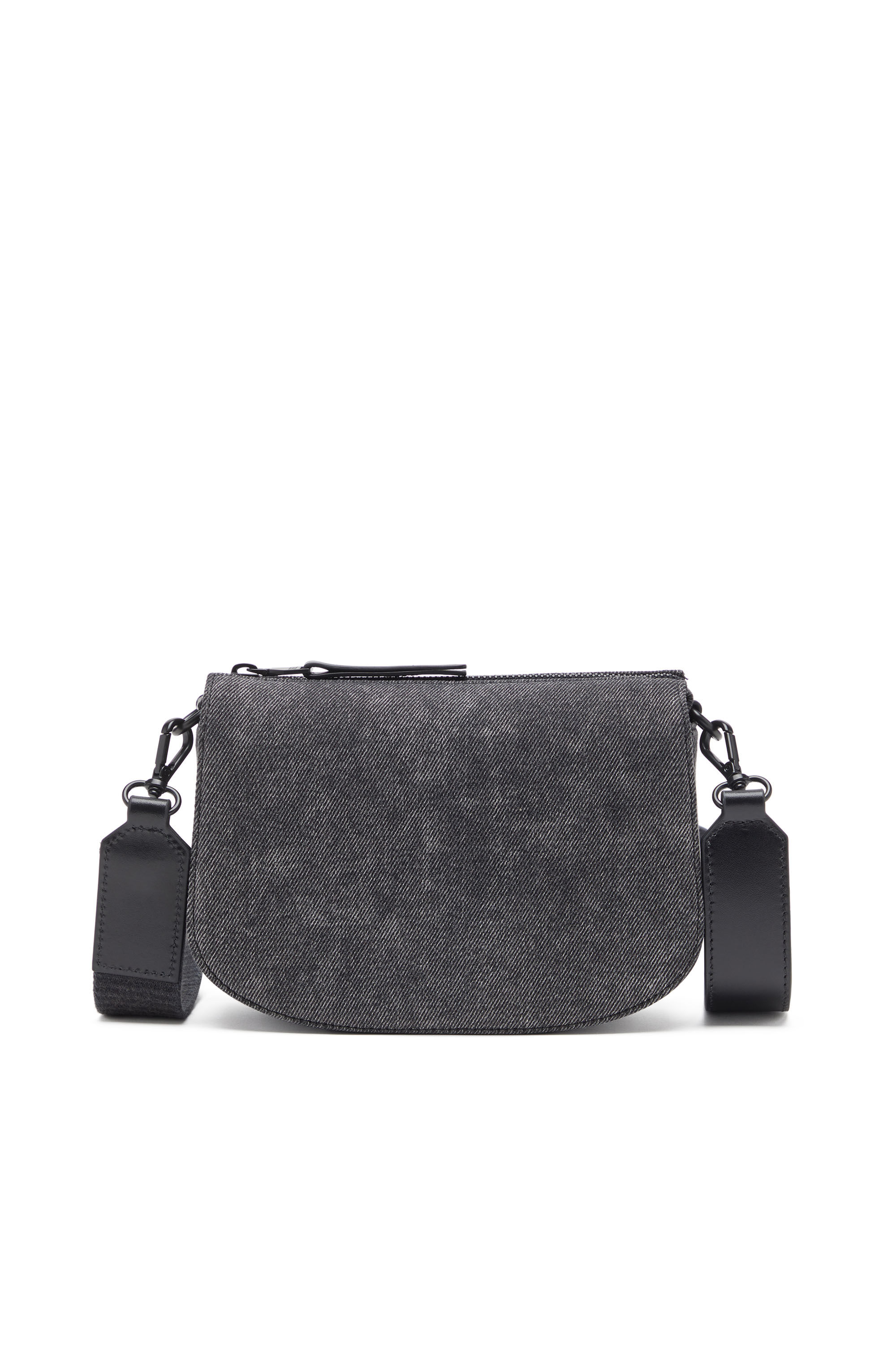 Diesel - 1DR CAMERA BAG, 1DR-Sac Camera en denim stonewashed Mixte in Noir - 3