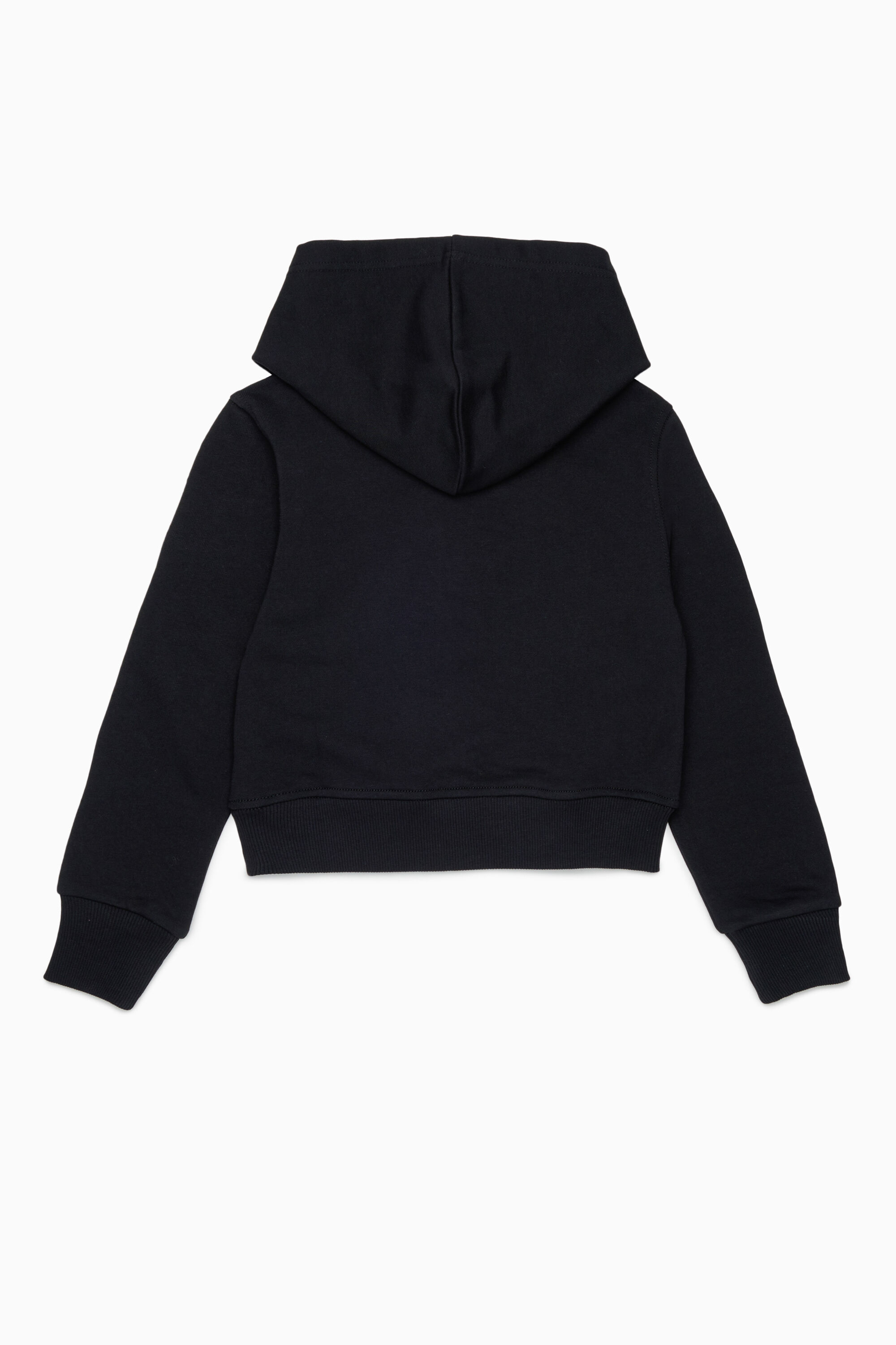 Diesel - SPALLYHOOD, Damen Hoodie mit Pailletten-Logo in Schwarz - 2