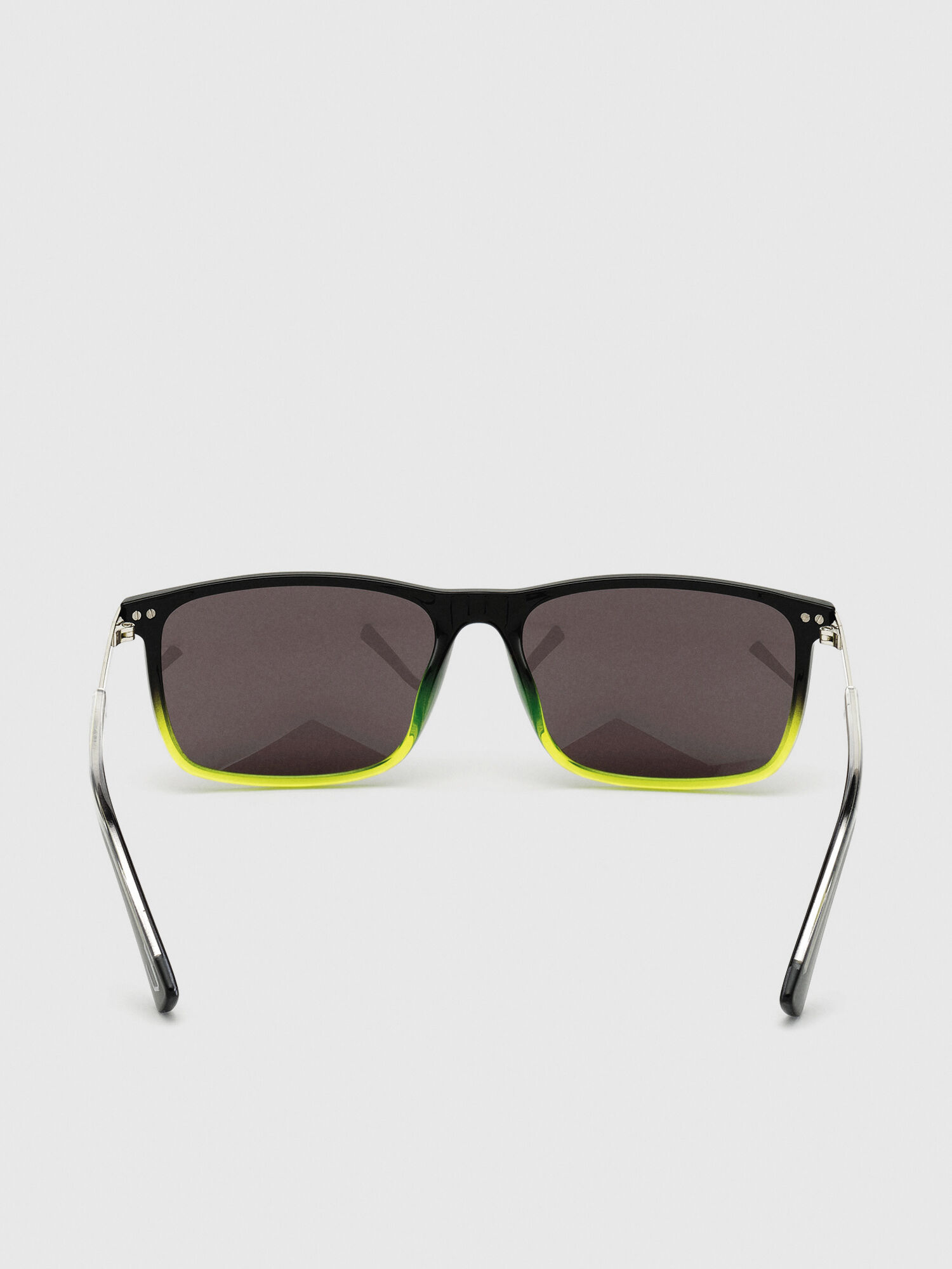 Diesel - DL0312, Herren Injizierte Sonnenbrille in Schwarz/Gelb - 5