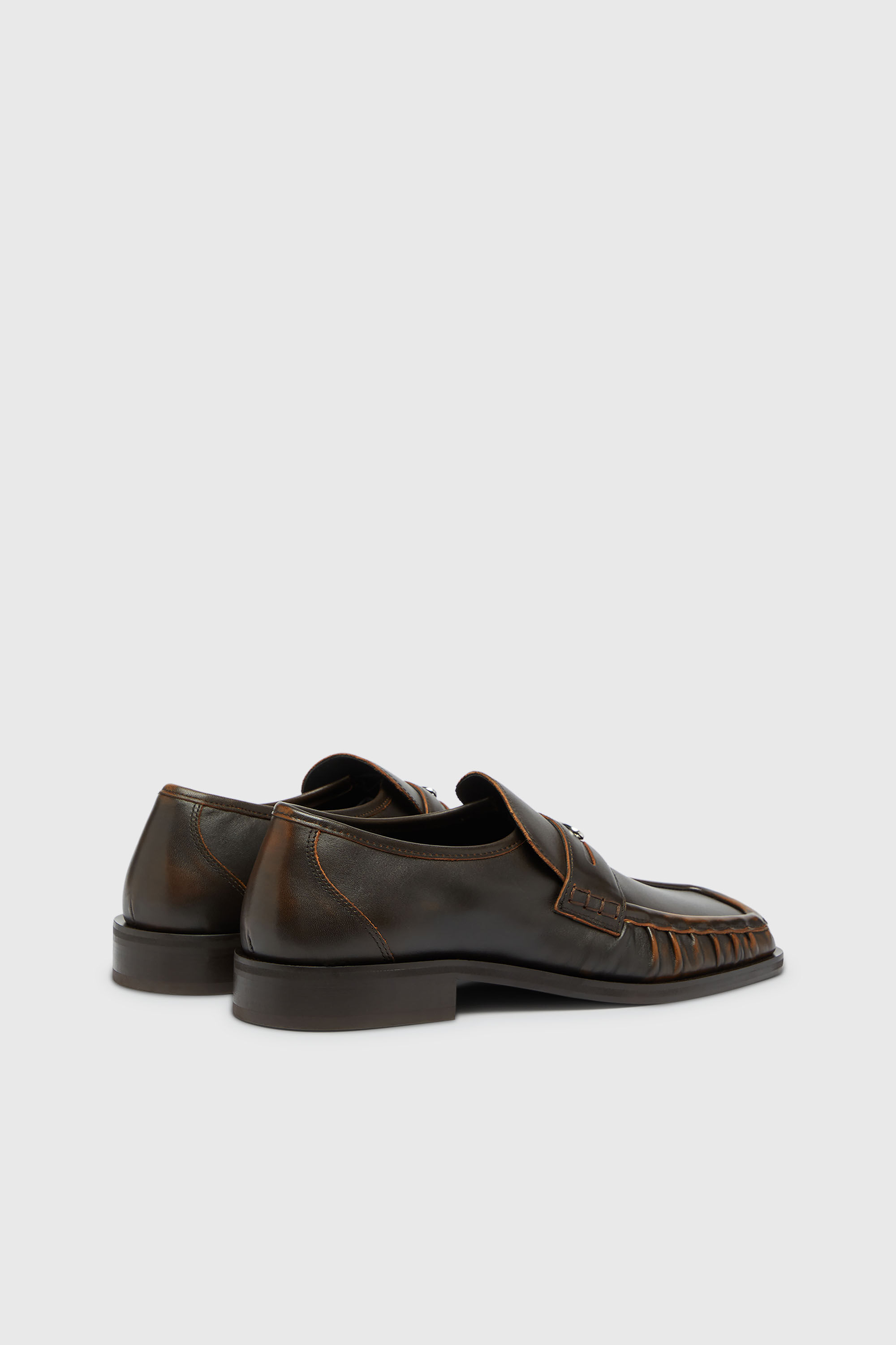 Diesel - D-AMBER LOAFER, D-Amber - Penny loafers in pelle Uomo in Marrone - 3