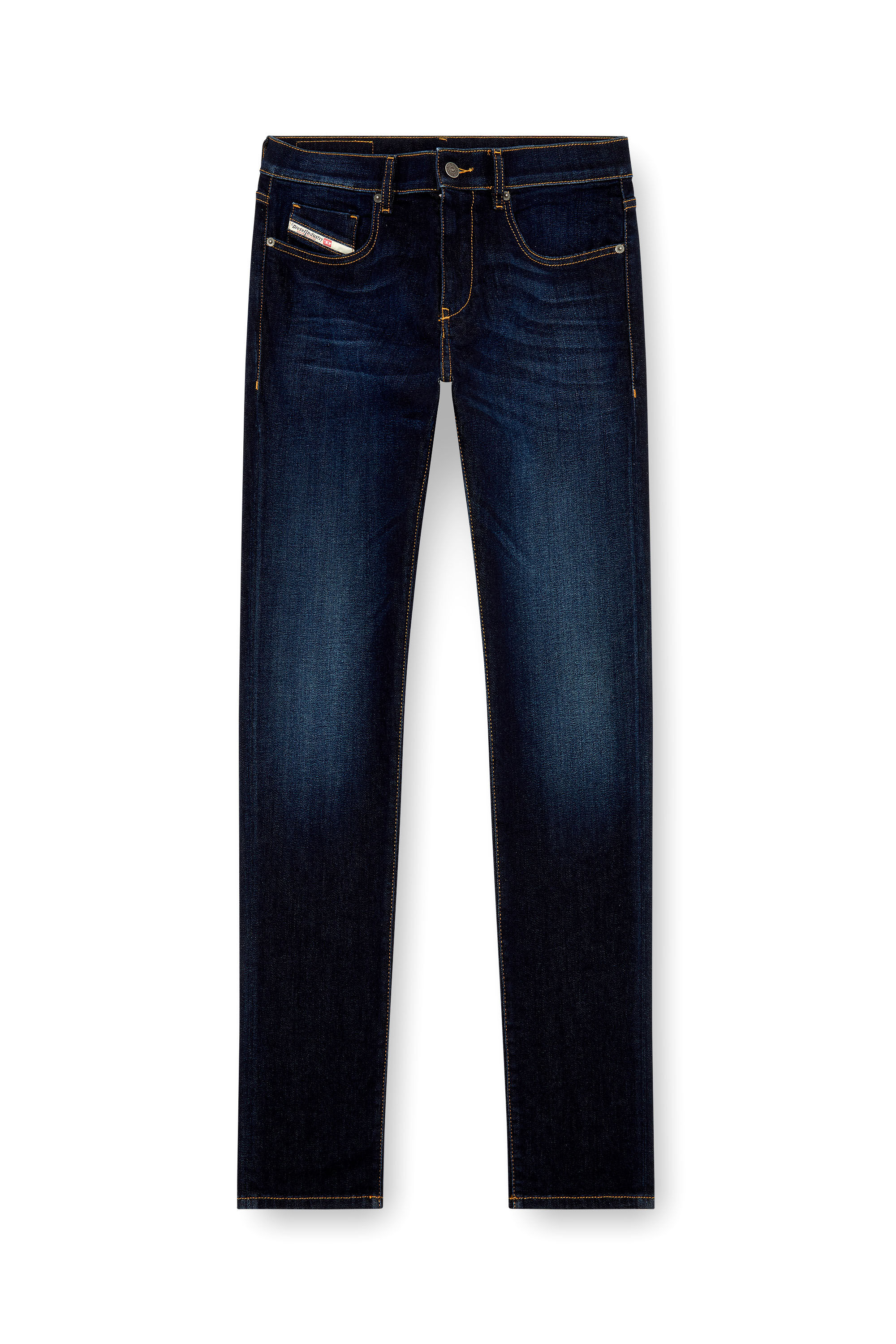 Diesel - Uomo Slim Jeans 2019 D-Strukt 009ZS, Blu Scuro - Image 2